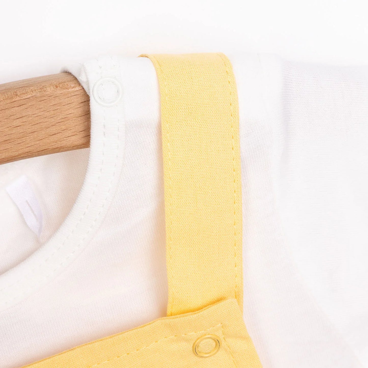 HelloBaby Boy Overall Shorts-T-shirt - Yellow