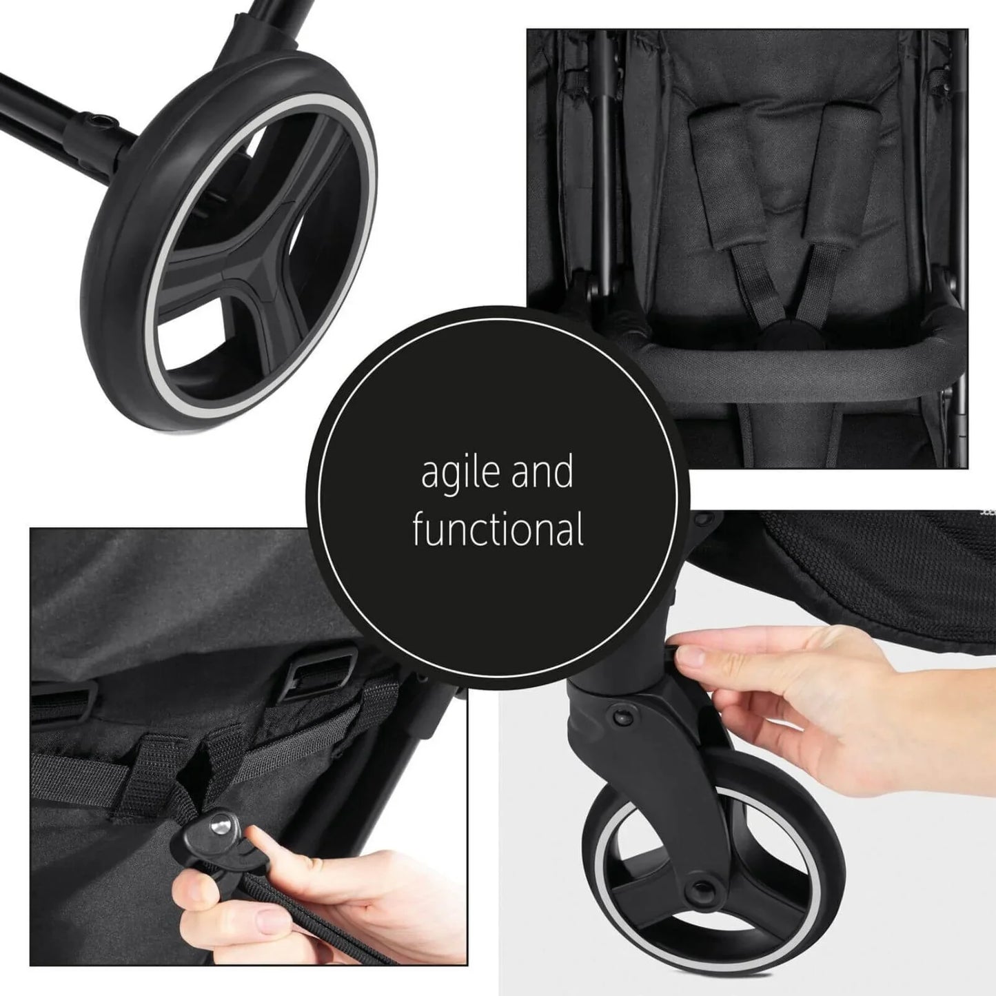 Hauck Swift X Duo Double Pushchair - Black