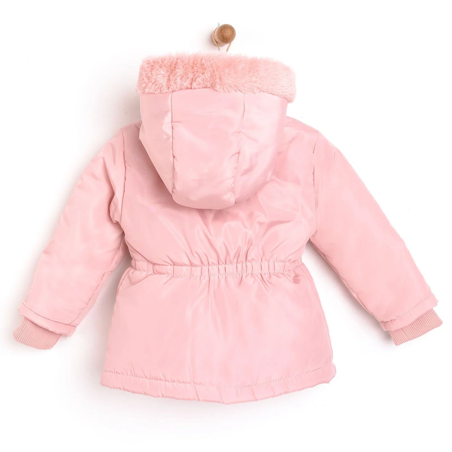 HelloBaby Hooded Coat - Powder