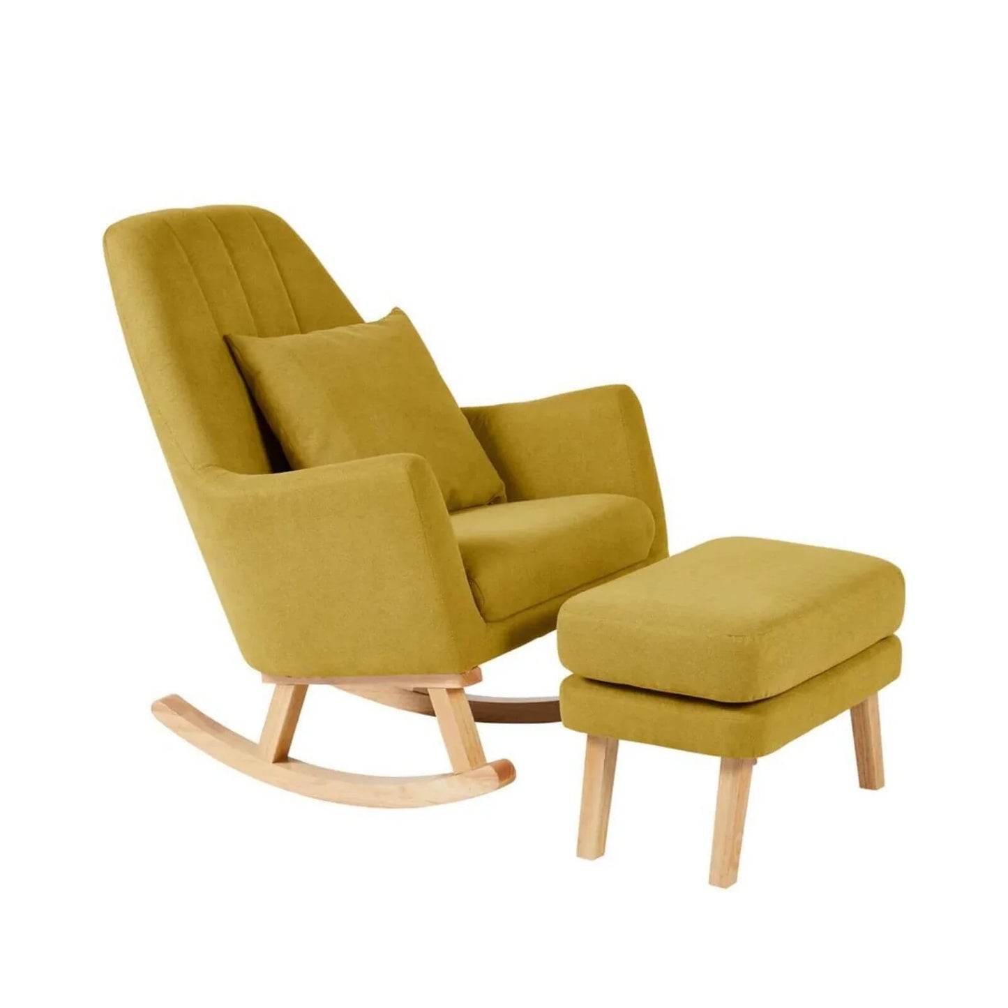 Ickle Bubba Eden Deluxe Nursery Chair & Stool - Ochre