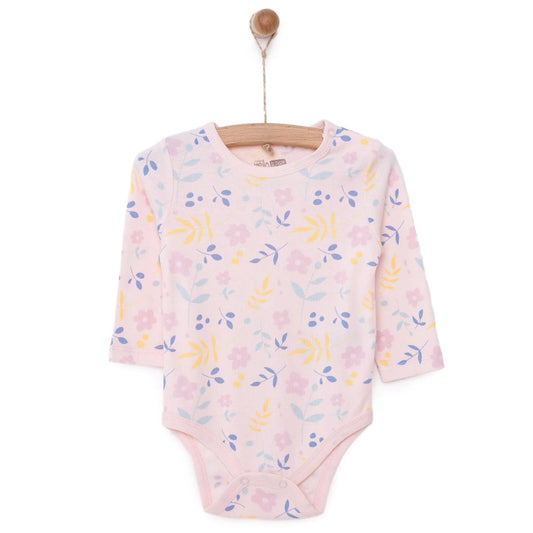 HelloBaby Girl Long Sleeve Bodysuit - Light Pink