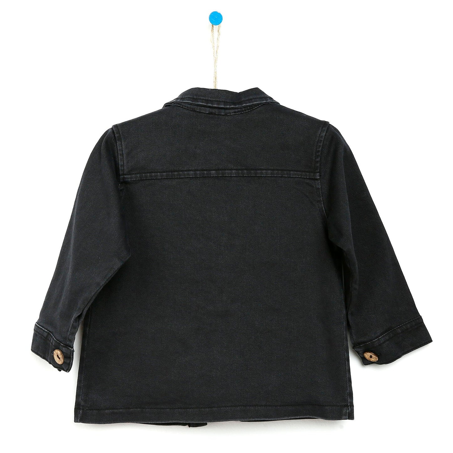 HelloBaby Basic Baby Boy Gabardine Jacket - Anthracite