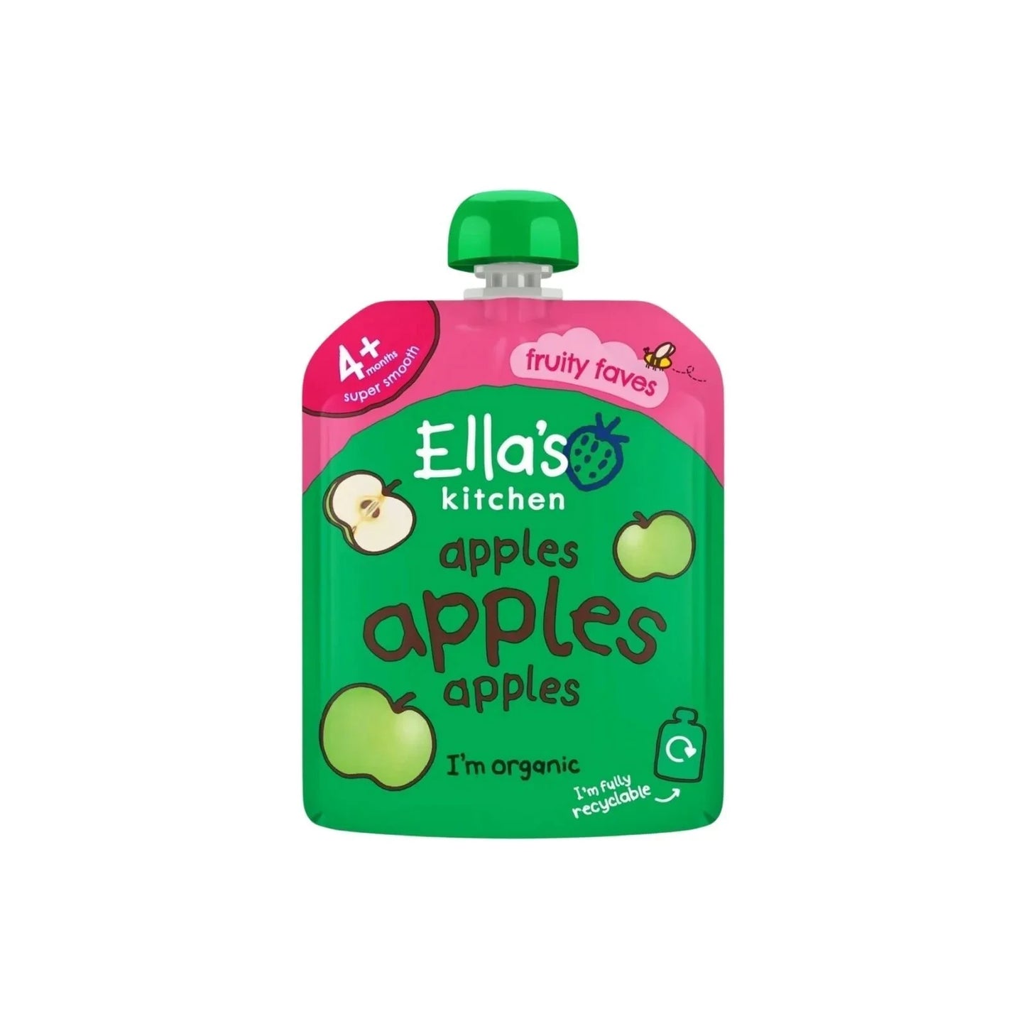 Ella's Kitchen Organic Apples First Tastes Baby Food Pouch 4+ months 70g