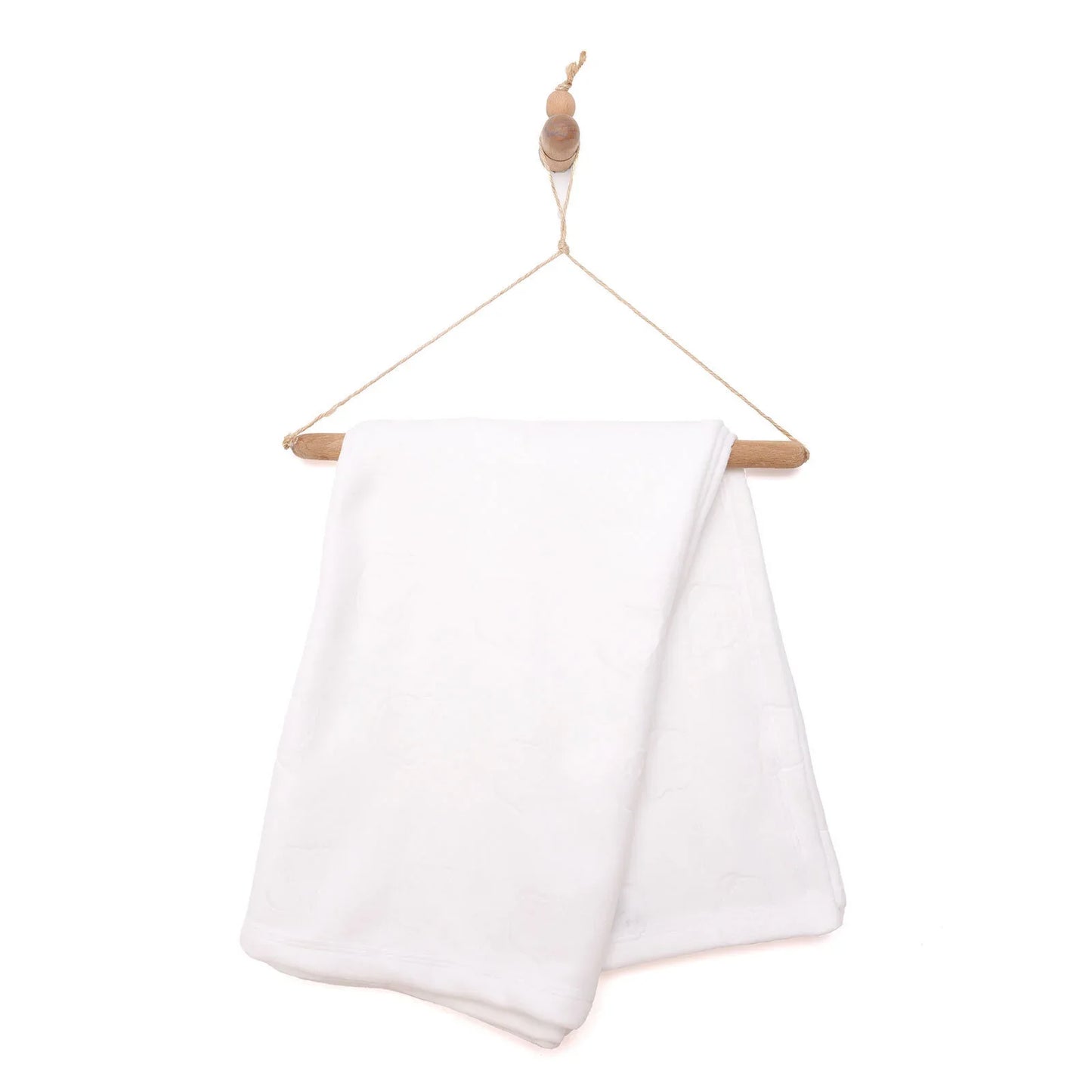 Mollia Unisex Blanket - Ecru