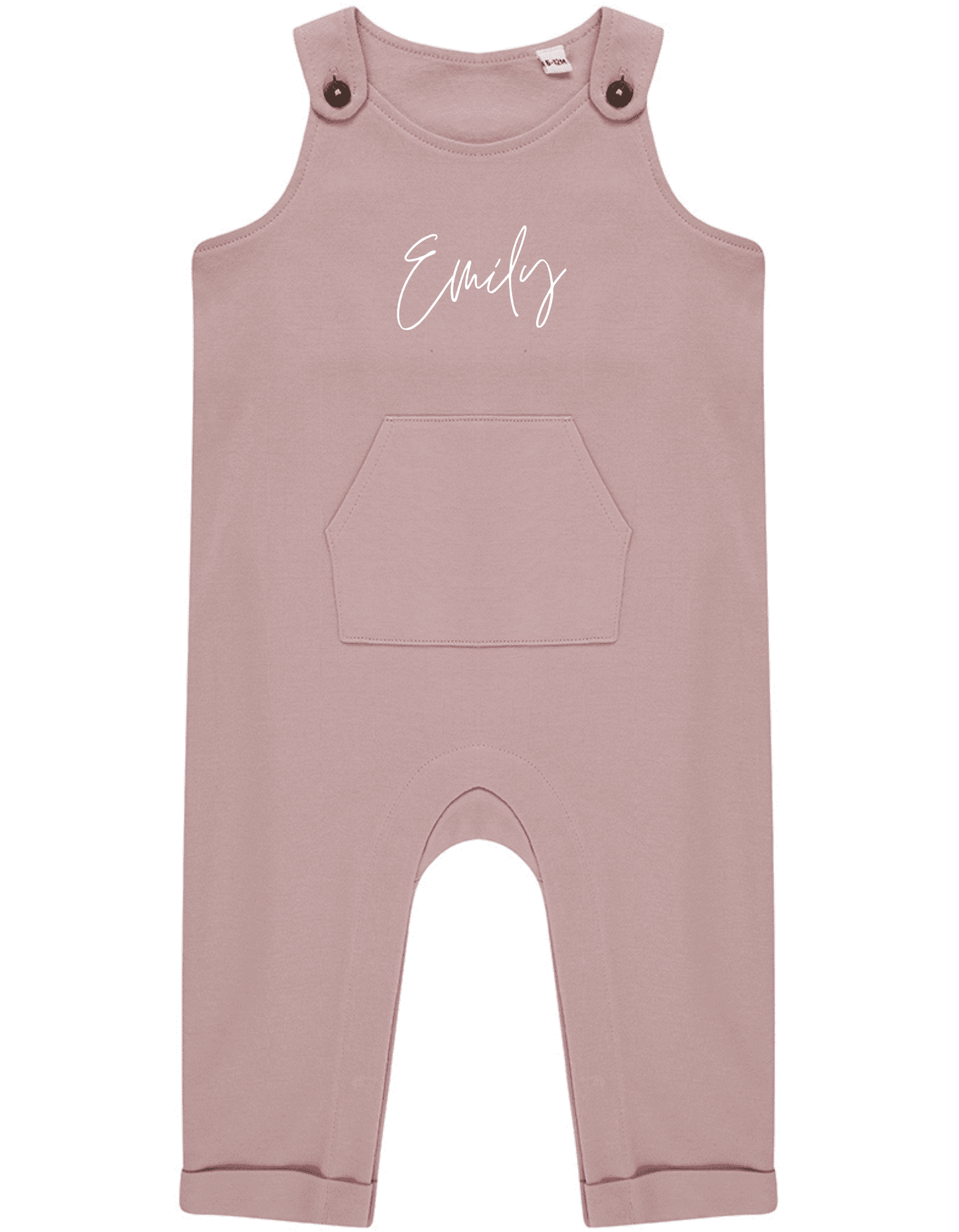 Bespoke Design Pink Organic Cotton Dungarees