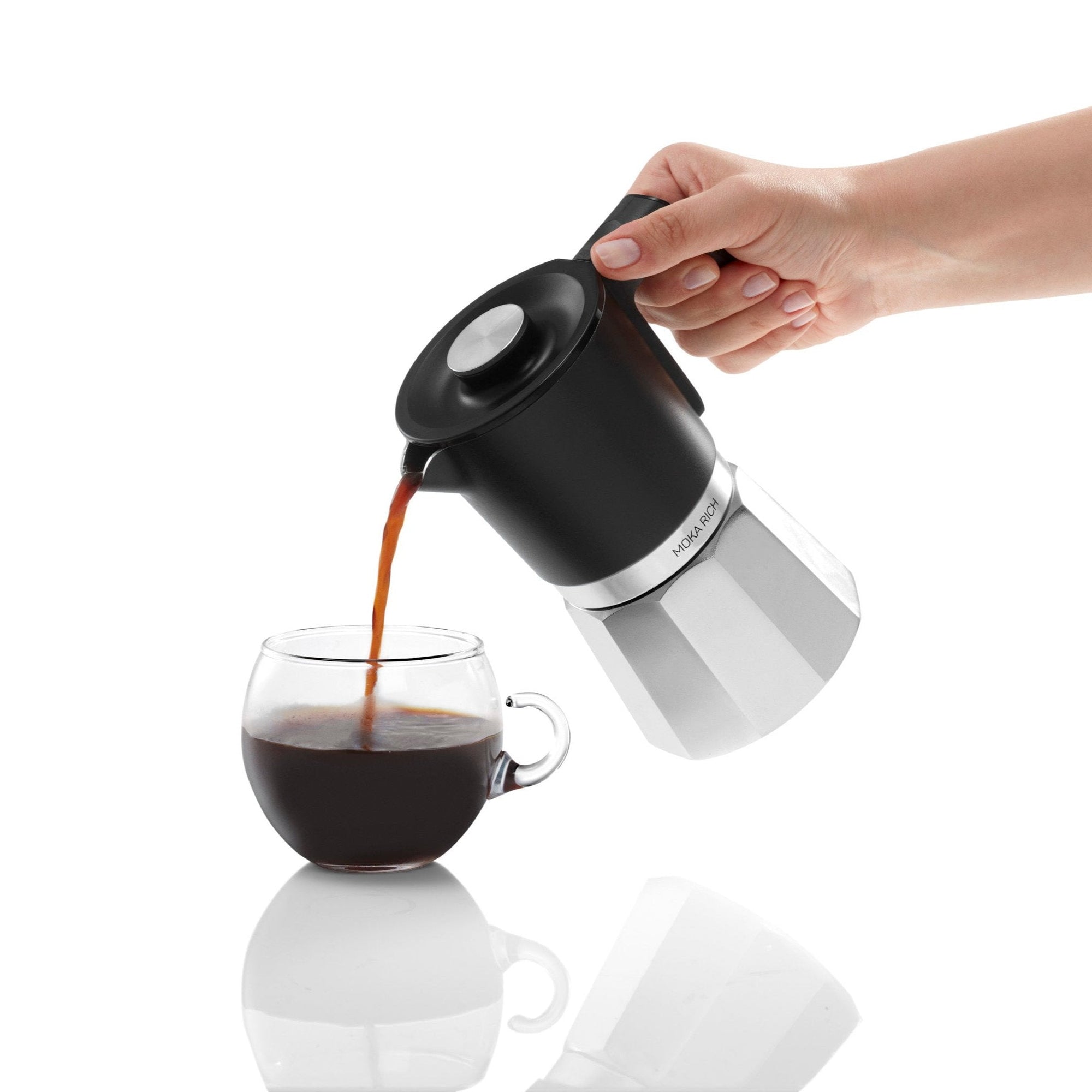 Arzum Okka Rich Moka Pot Türk Kahvesi ve Moka Yapımcısı, Kadifeleştirici, Süt Köpürtücü