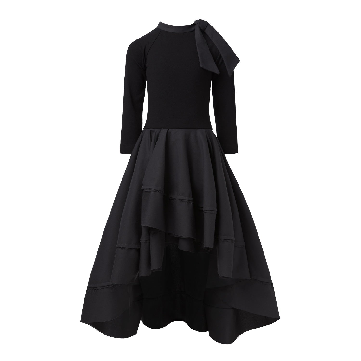 Black Concert Dress for Girl-0