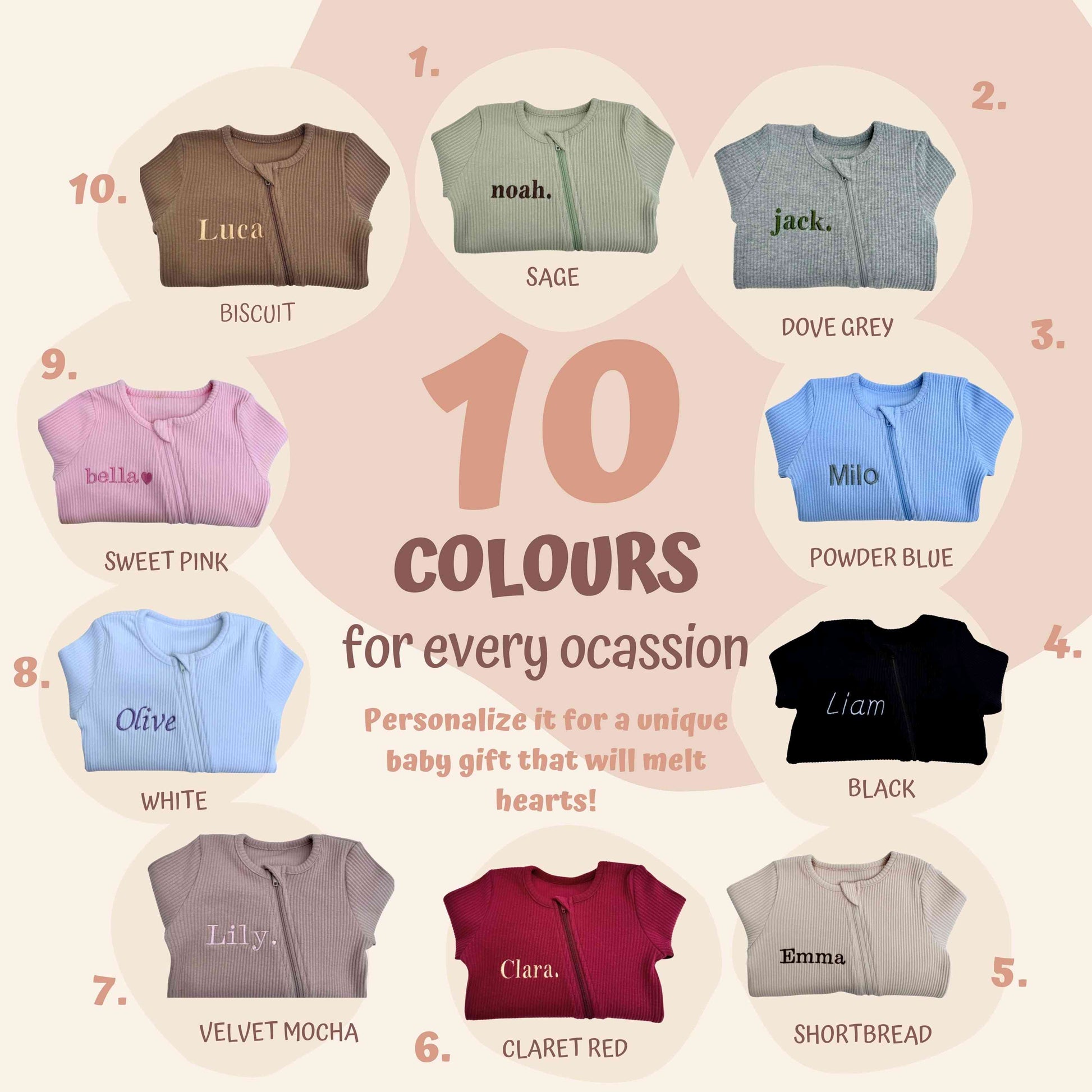 Easter Zip Sleepsuit Design #E4-4