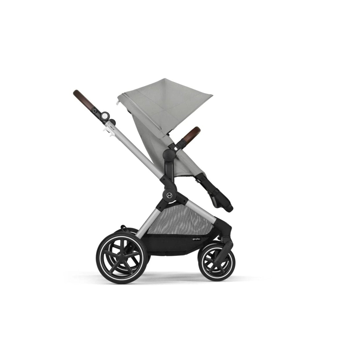 Cybex EOS Lux Silver 2-in-1 Pushchair - Stone Grey