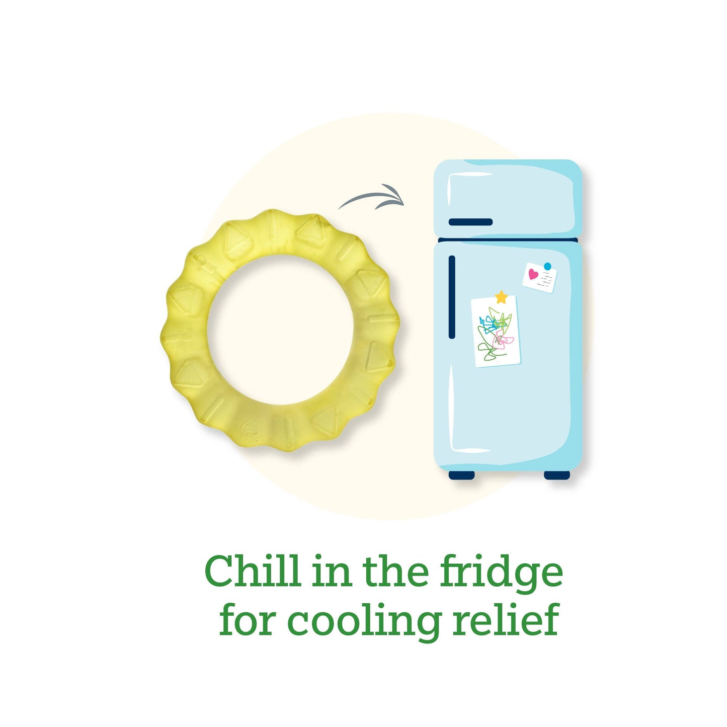 Cool Nature Teether - Two Pack - Green & Aqua / Yellow & Aqua