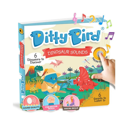 Ditty Bird Dinosaur Sounds Book