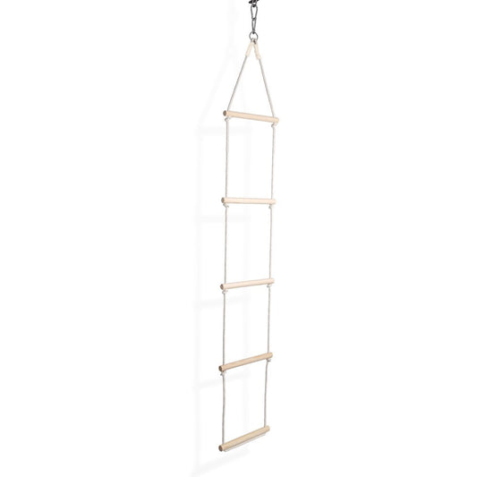 MAMOI® Rope ladder durable climbing ladder for children made of wood and cotton cord | Scandinavian design | 100% ECO | Made in the EU-0