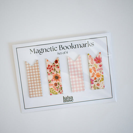 Set of 4 Magnetic Bookmarks