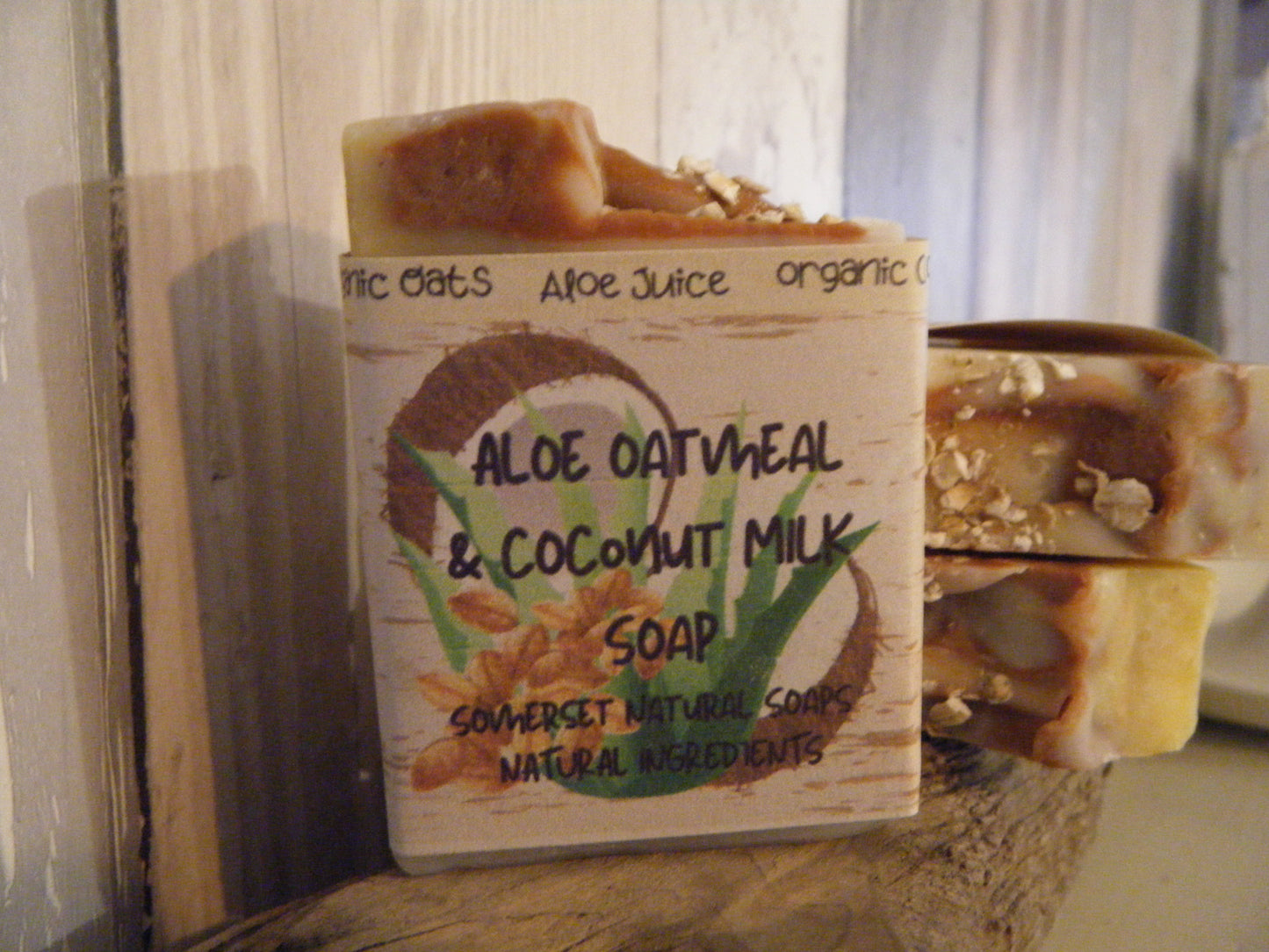 Aloe Oatmeal & Coconut Milk Vegan Soap