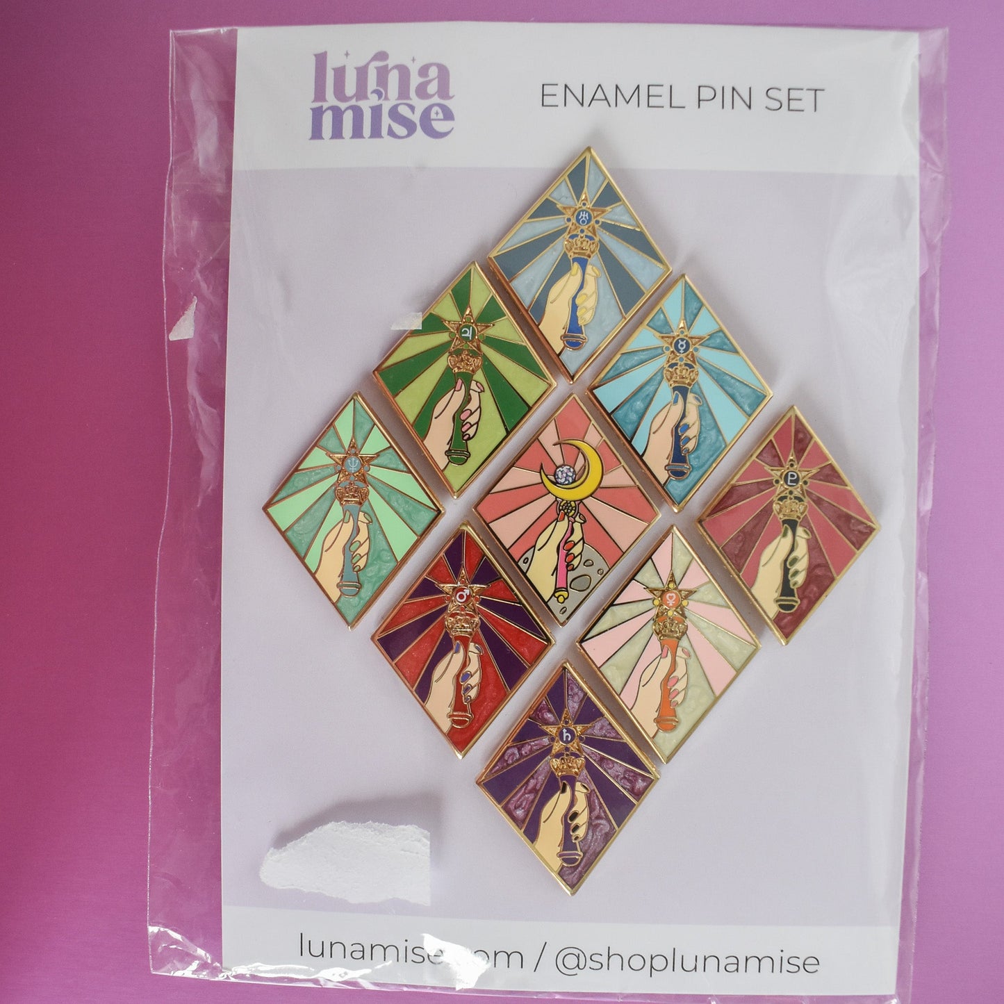 Sailor Scouts Pin Set