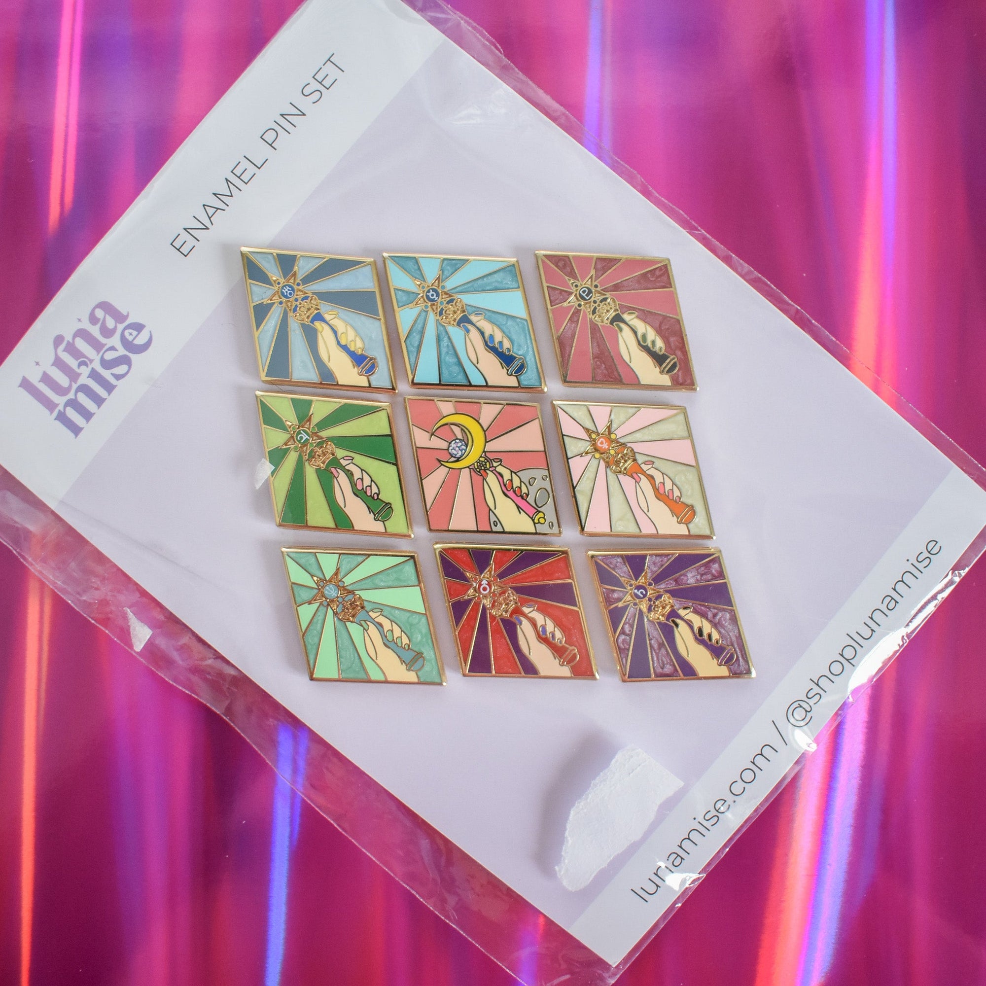 Sailor Scouts Pin Set