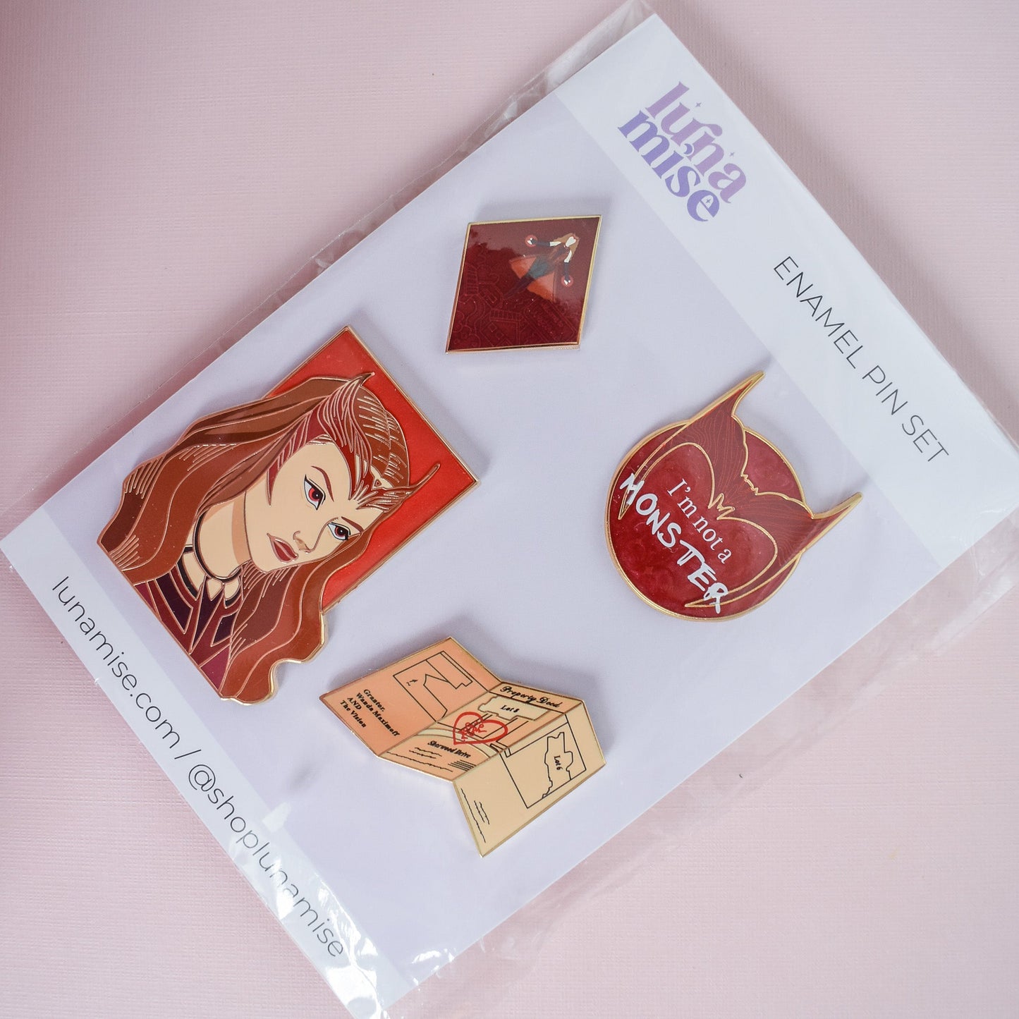 Scarlet Witch Pin Set