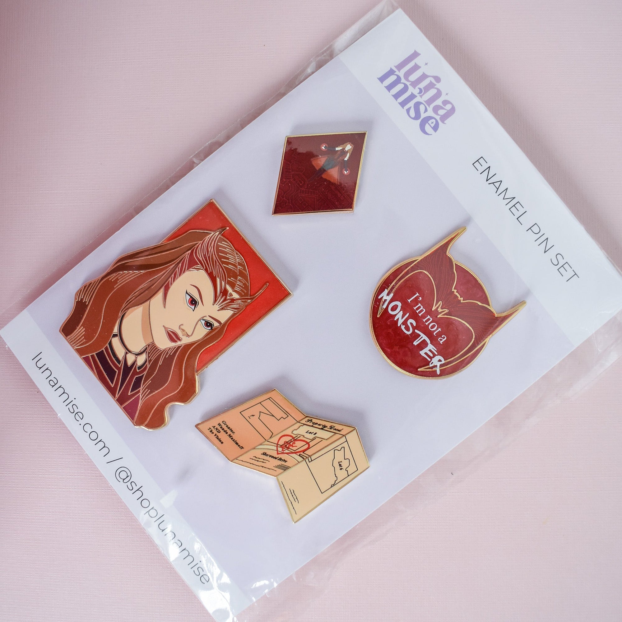 Scarlet Witch Pin Set