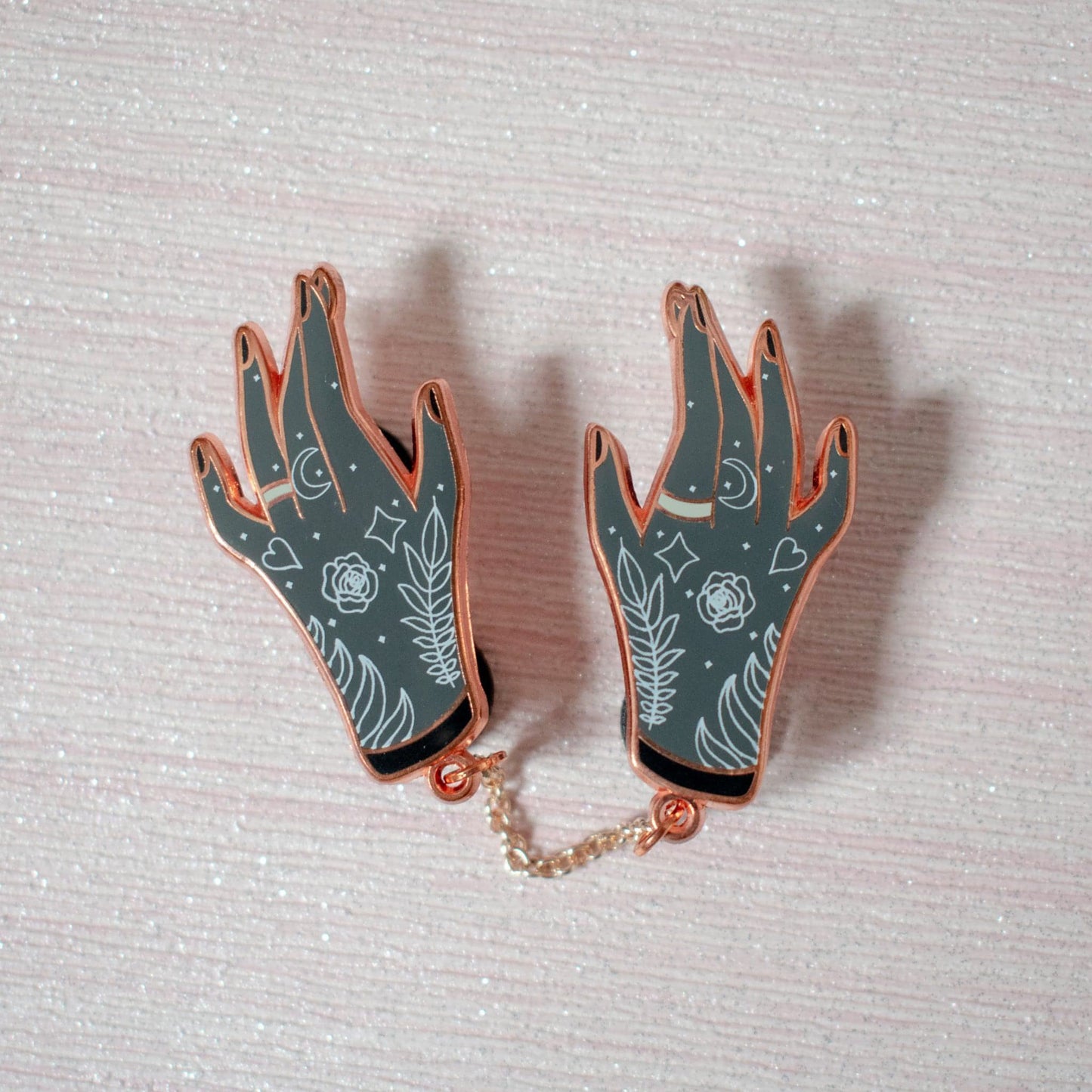 Rose Gold Witchy Hands
