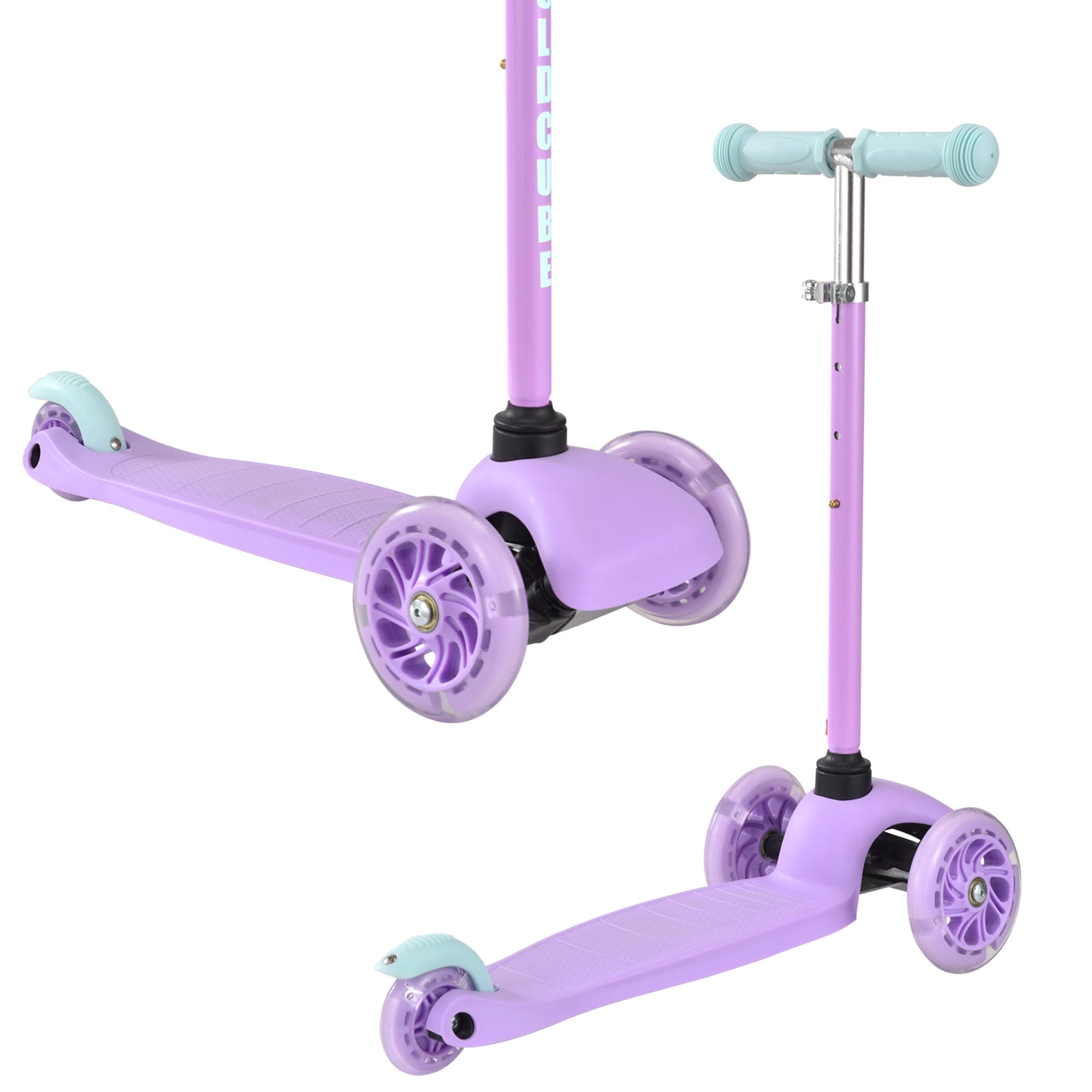 Lilac - Teeny 3 Wheel Scooter - mezetto