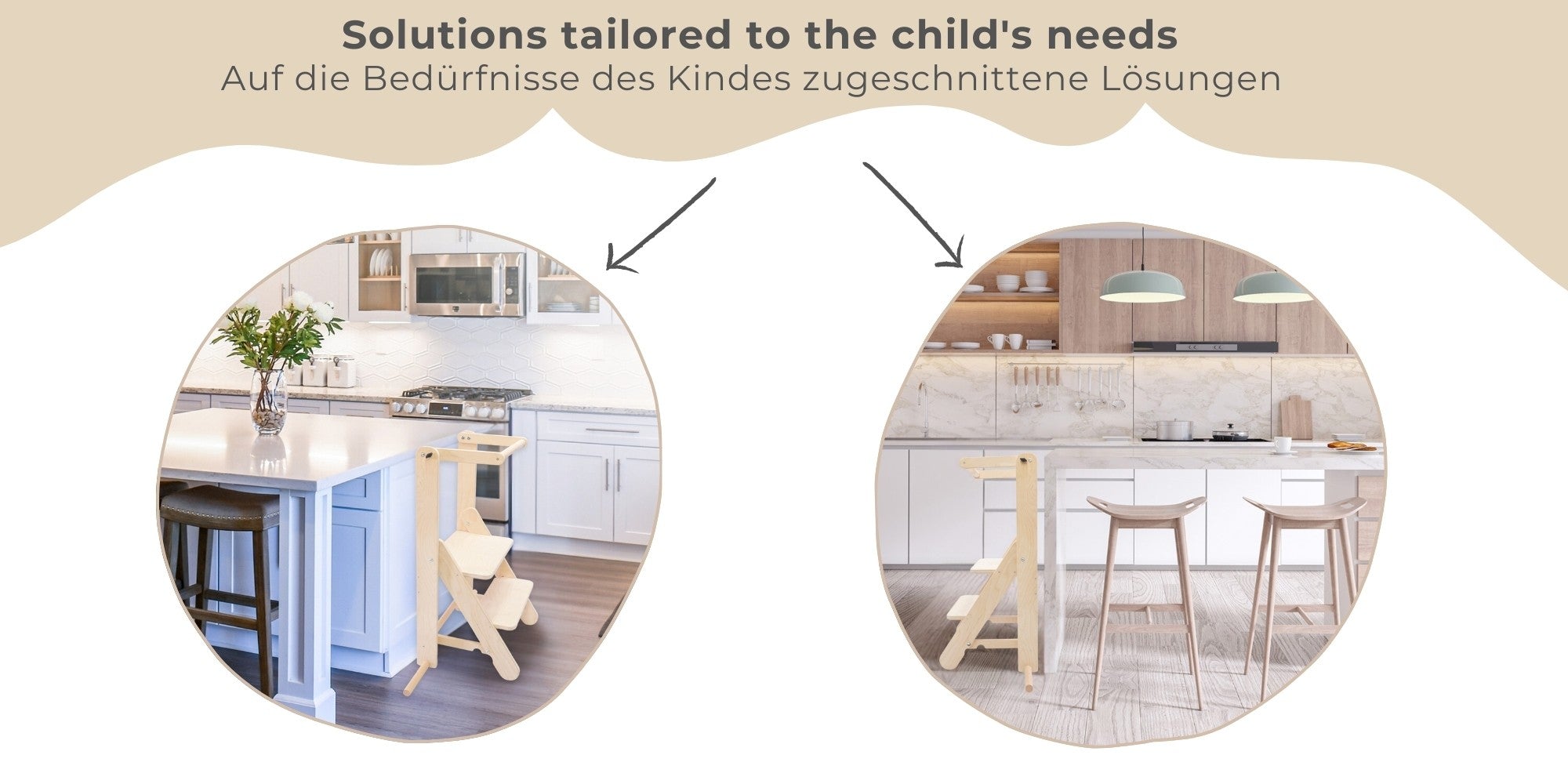 MAMOI® Learning toddler tower, Foldable kitchen helper stand for toddlers, Folding step stool for kids, Table and chair furniture, montessori steps for children 1+ / 2 year old-3