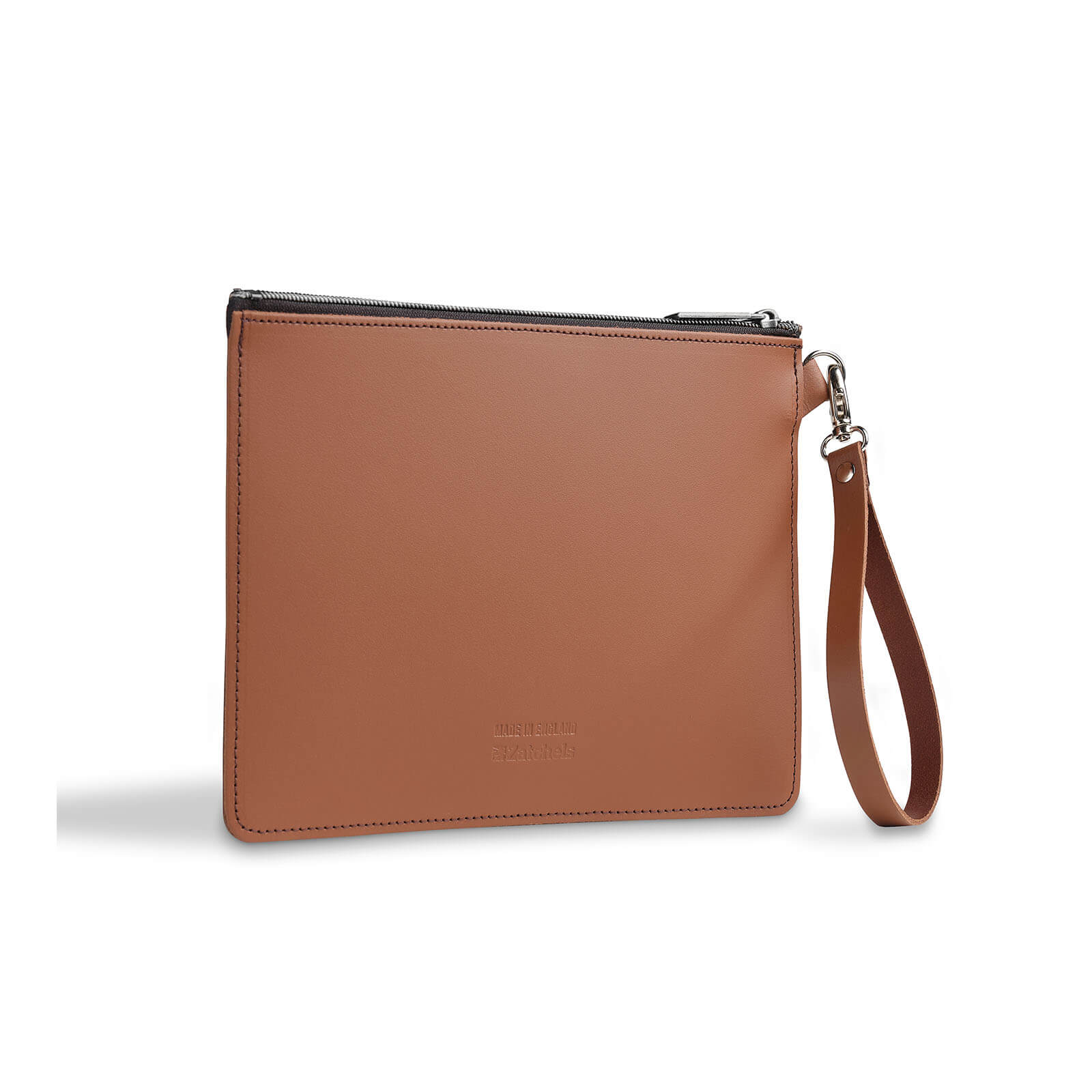 Handmade Leather Folio Case - Chestnut-1