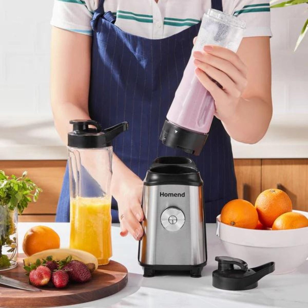 Homend Mixfresh 7010UK Stainless Steel Smoothie Blender
