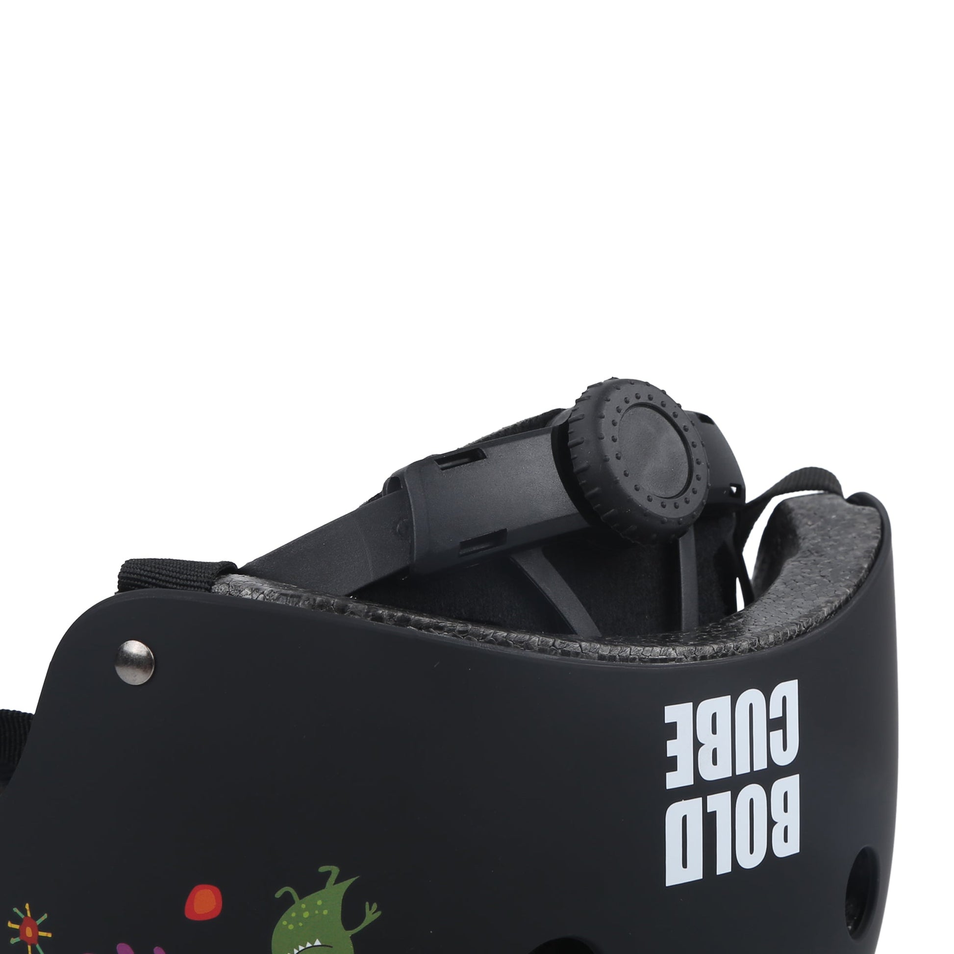 Monster Party Black - Kids Helmet-2