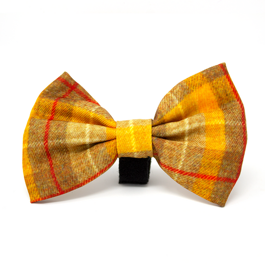 'Honey' Tweed Effect Bow Tie