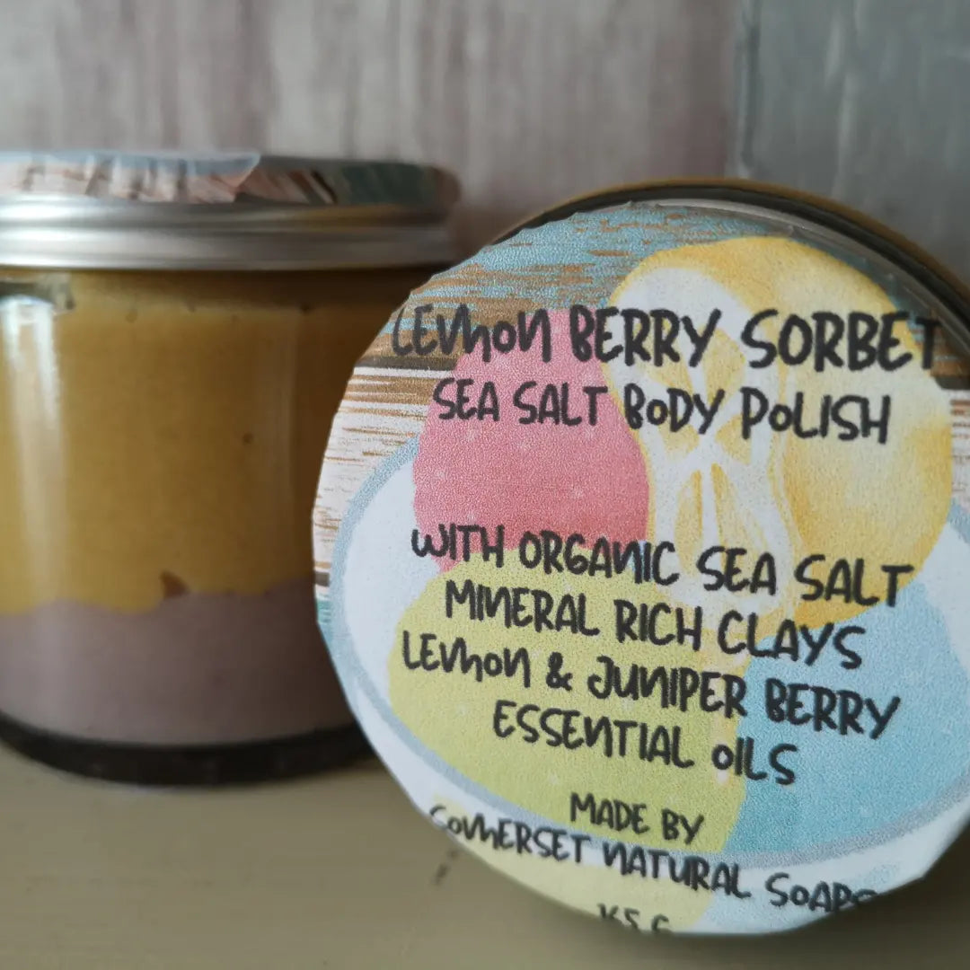 Lemon Berry Sorbet Sea Salt Body Polish