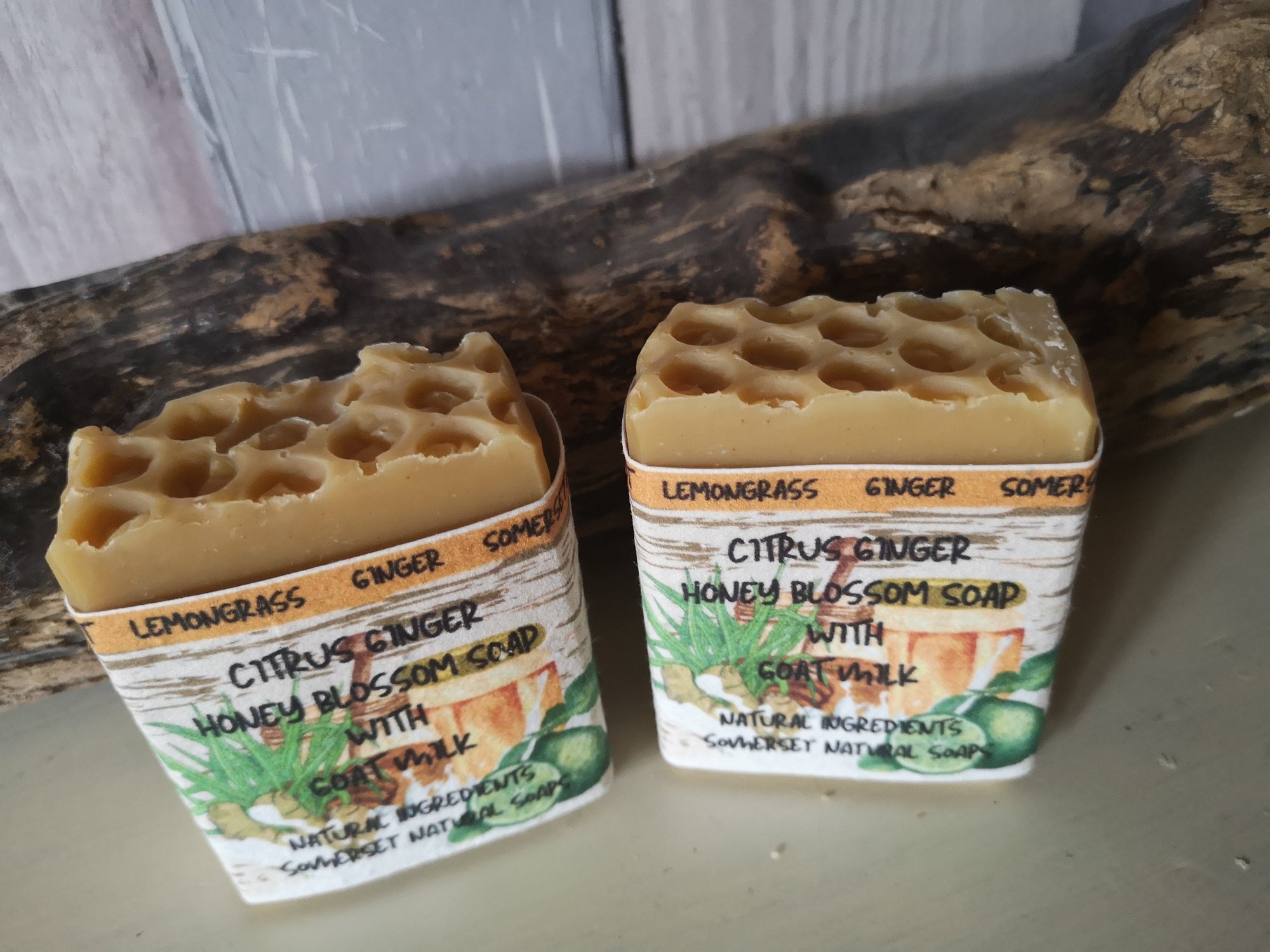 Citrus Ginger Goat Milk & Honey Soap