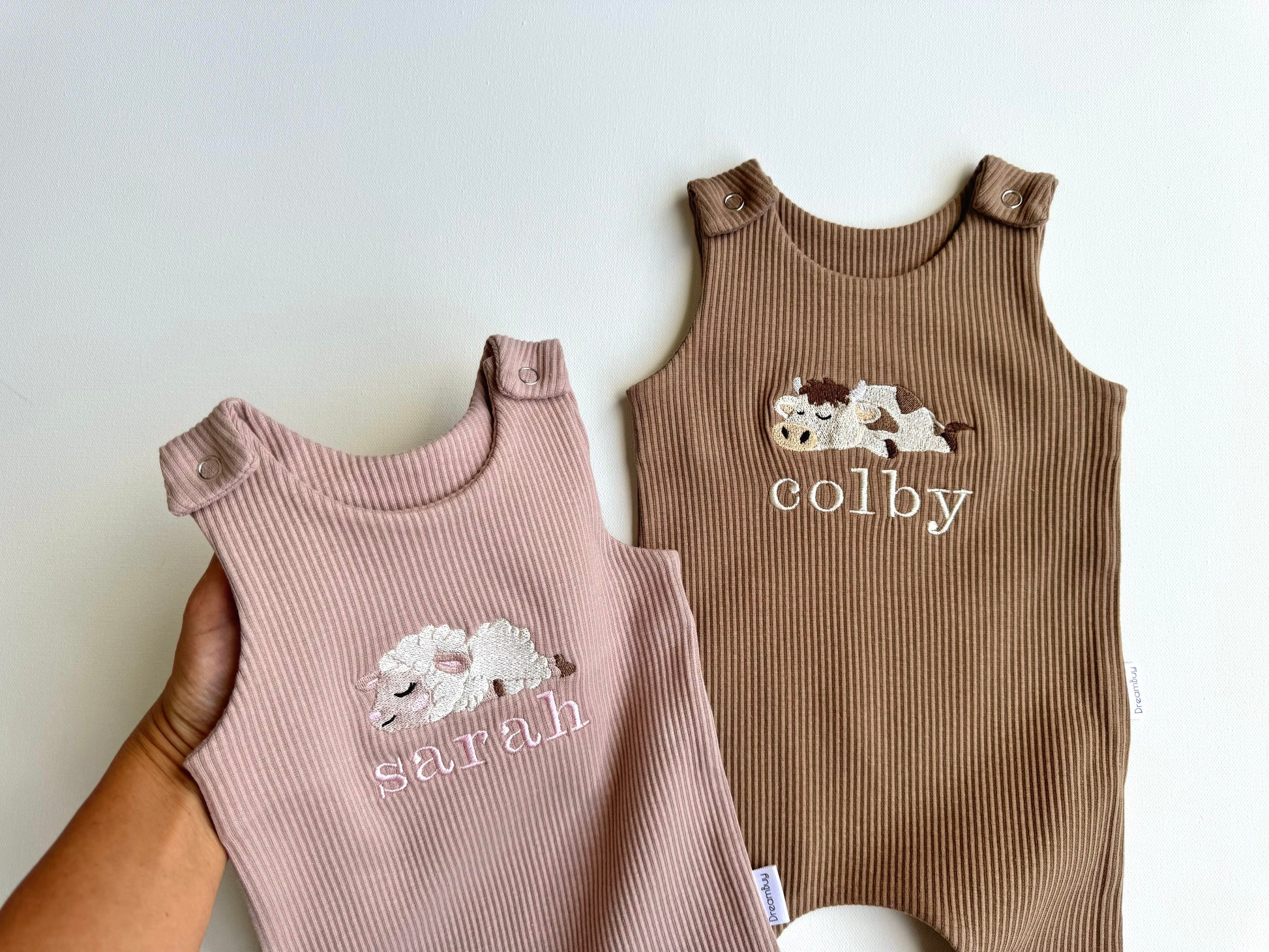 Animal Theme Personalised Dungarees-4
