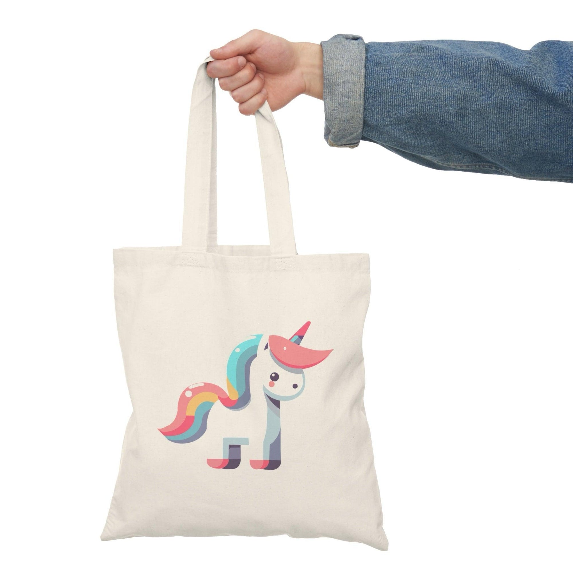 Cute Minimalist Unicorn Tote Bag | Recycled Cotton