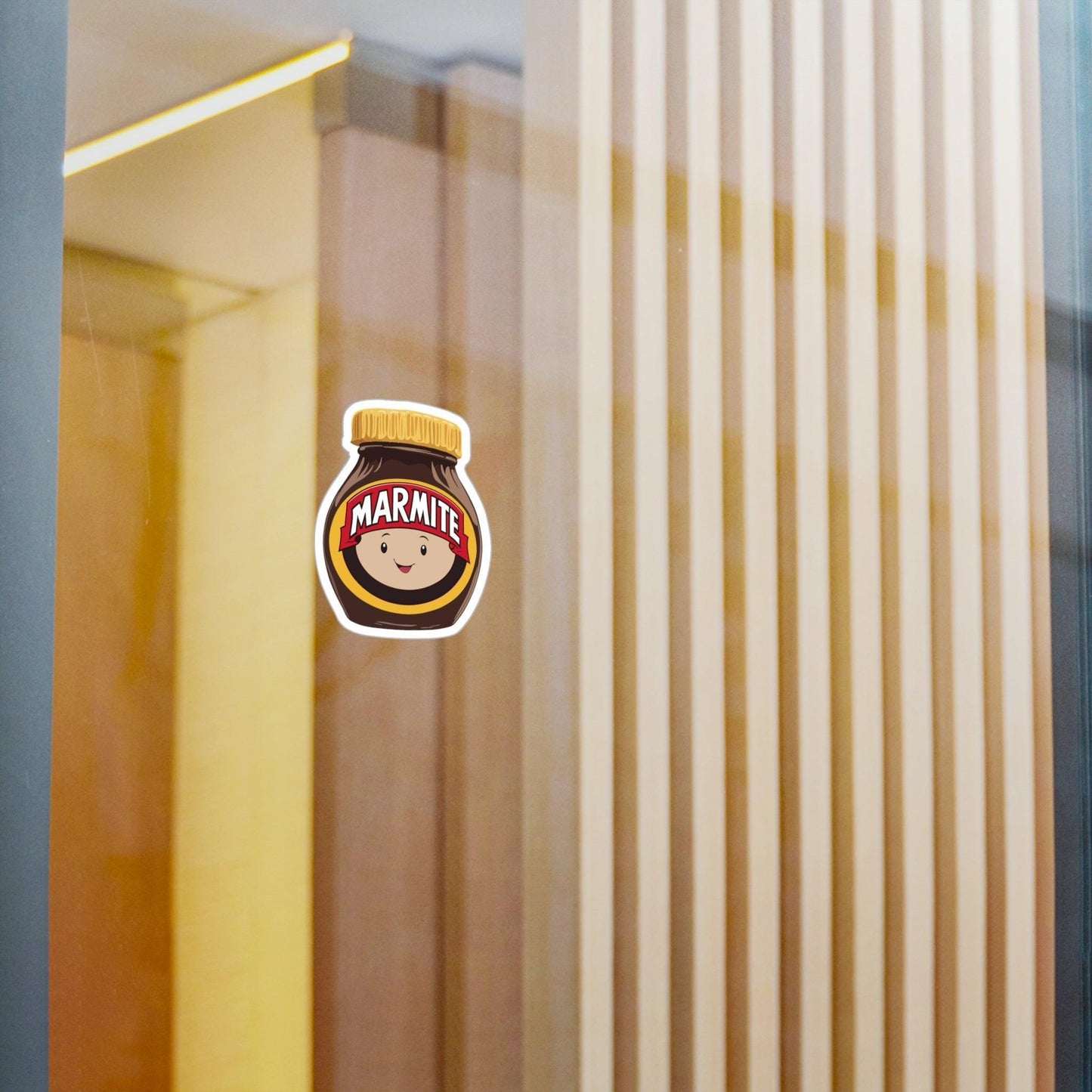 Cute Marmite Sticker | Funny British Food Pun Vinyl Decal