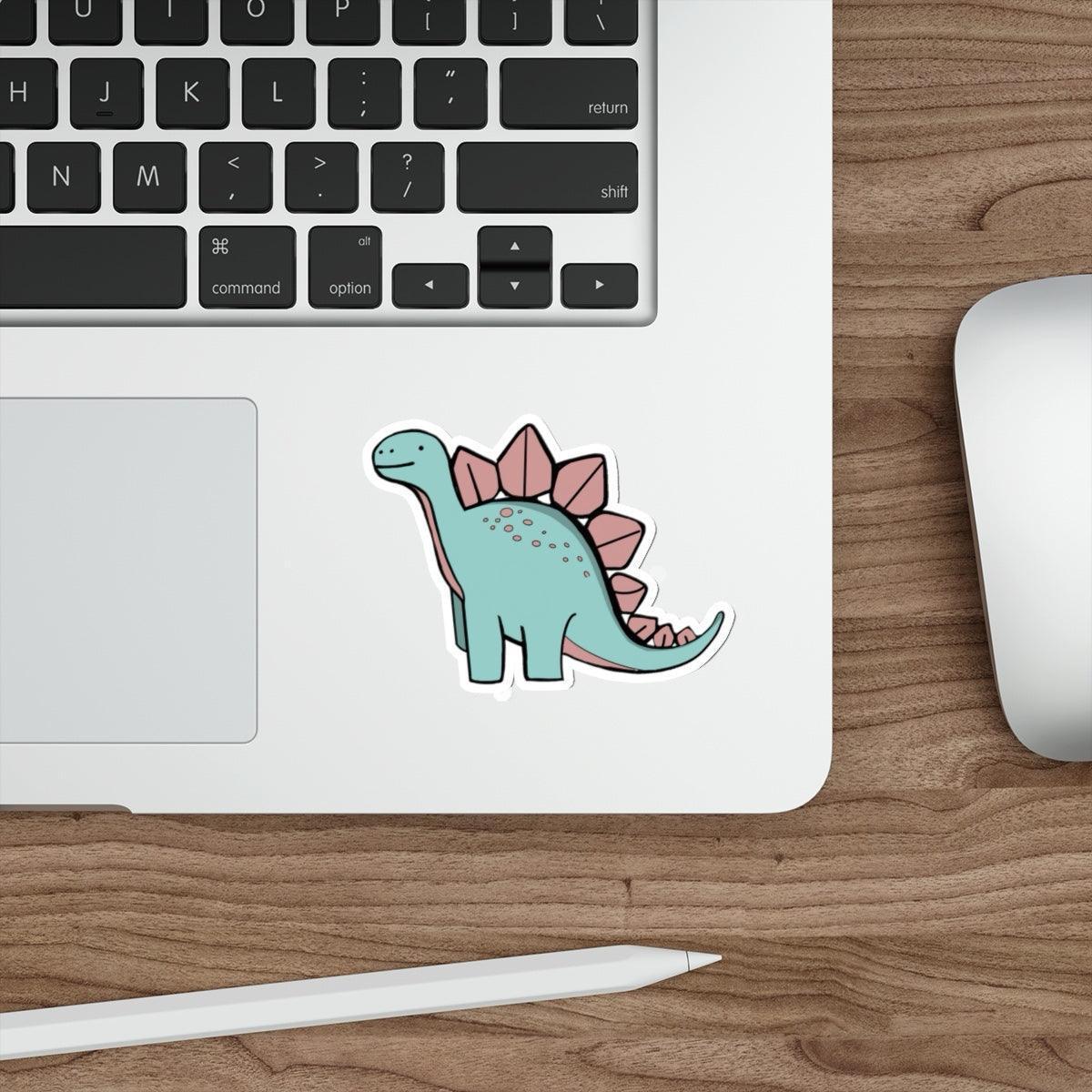Cute Dinosaur Vinyl Sticker – Waterproof & Handmade Decal
