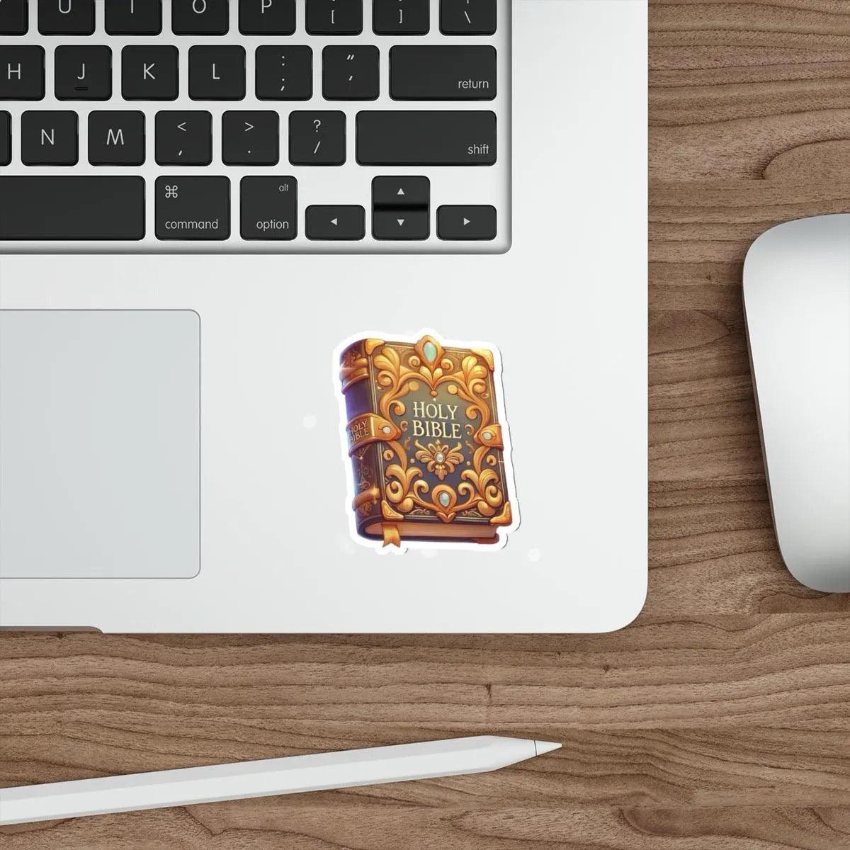 Cartoon Holy Bible Waterproof Sticker