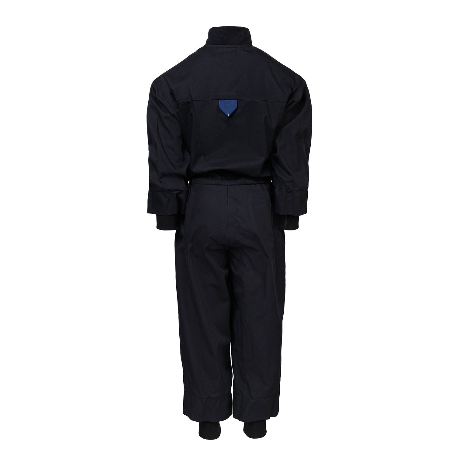 Black Cotton Kids Overall-2