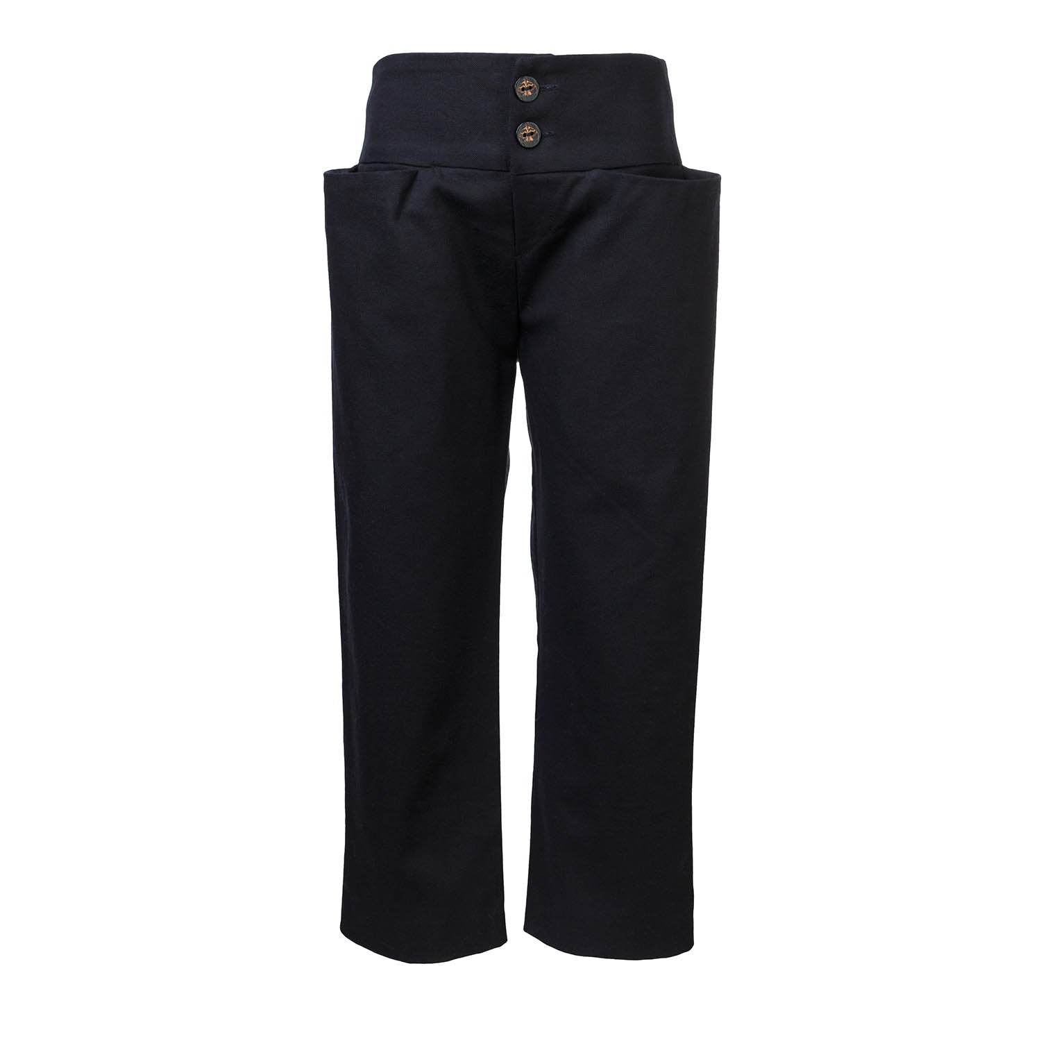 Black Dress Pants with Extra Large Pockets-0