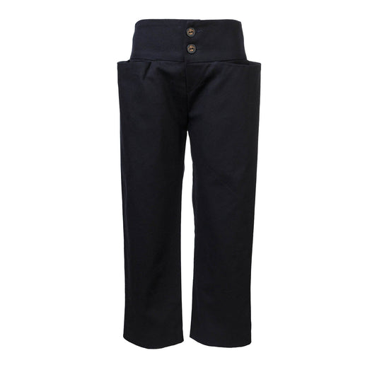 Black Dress Pants with Extra Large Pockets-0