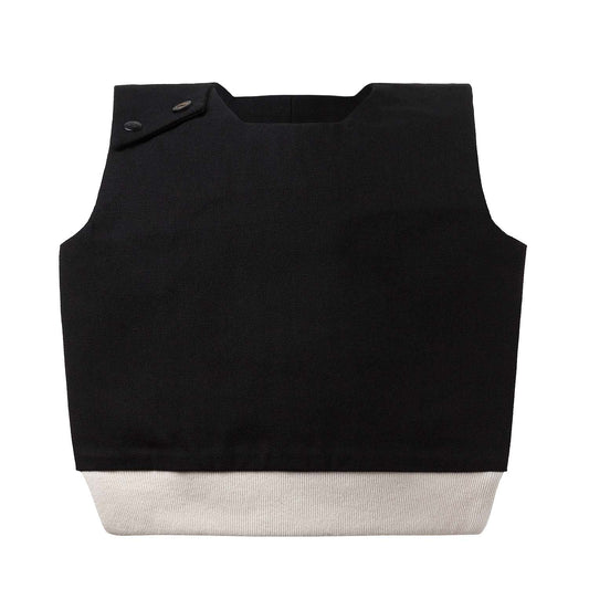 Black & White Cotton Bib-0