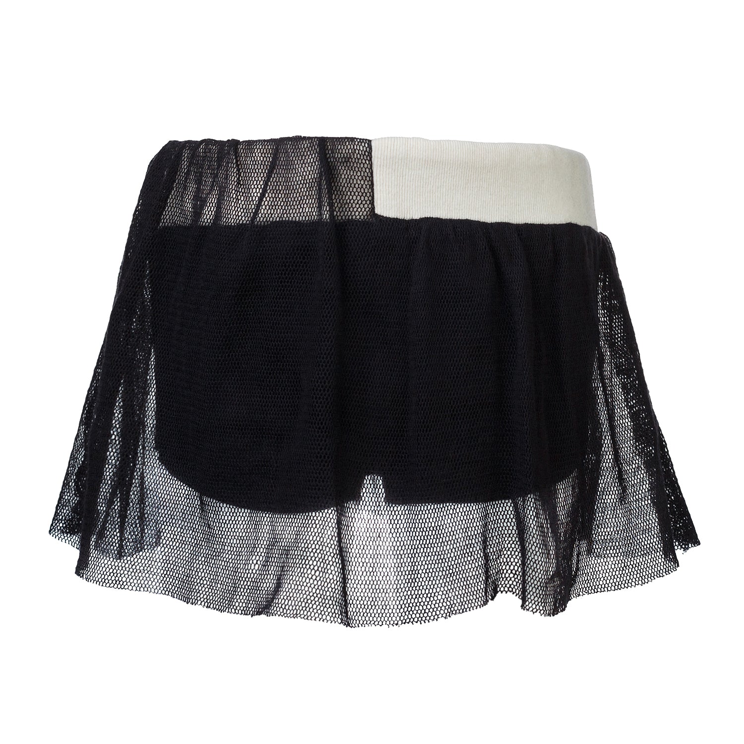 Black Velvet Bloomers with Tulle for Girls-0
