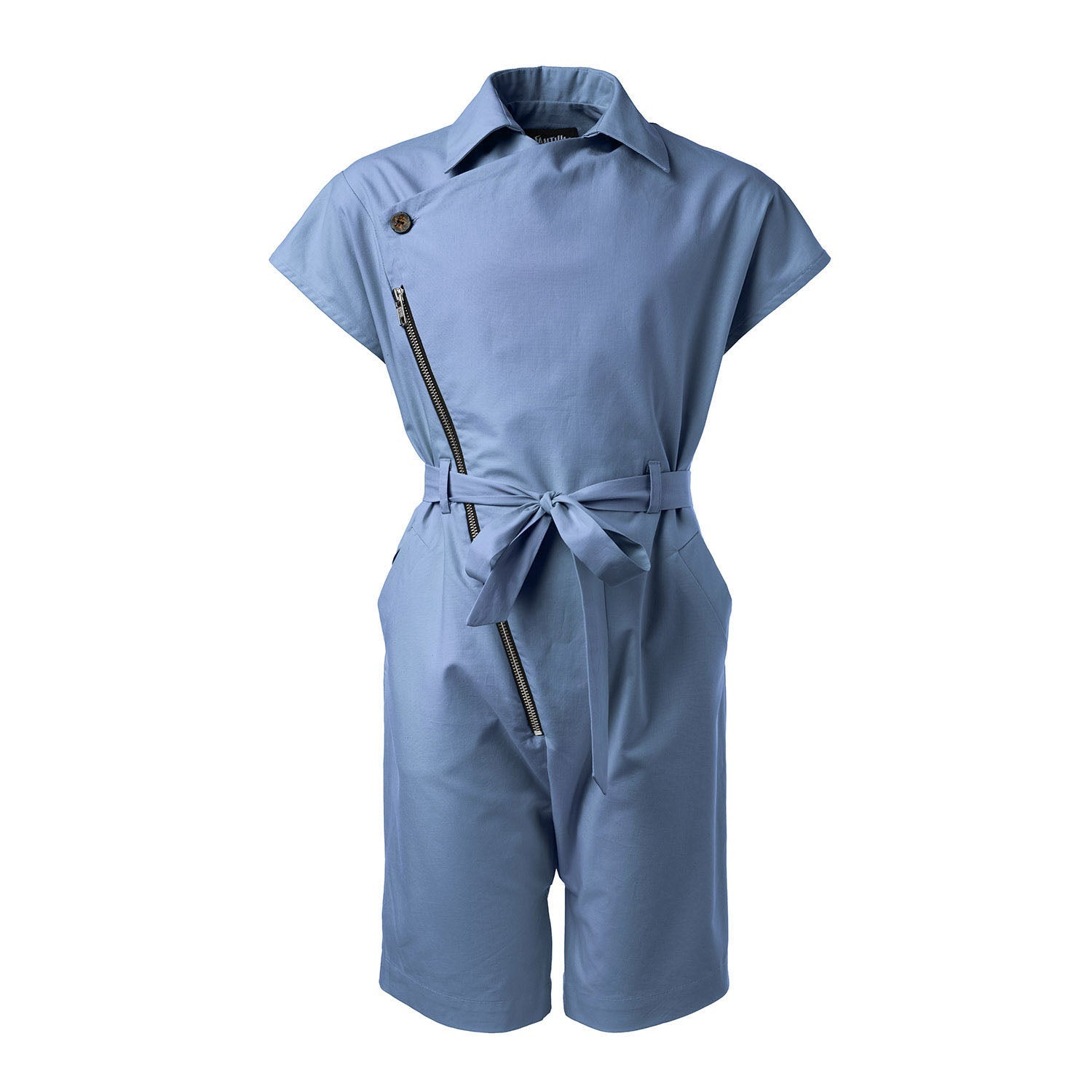 Boys and Girls Denim Jumpsuit-0