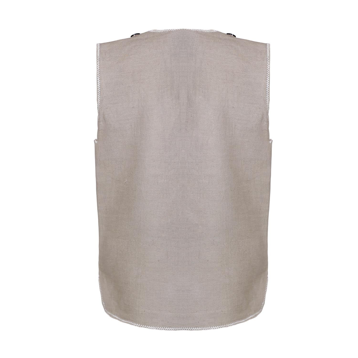 Khaki Vegan Cashmere Weganool Baby Tunic-2