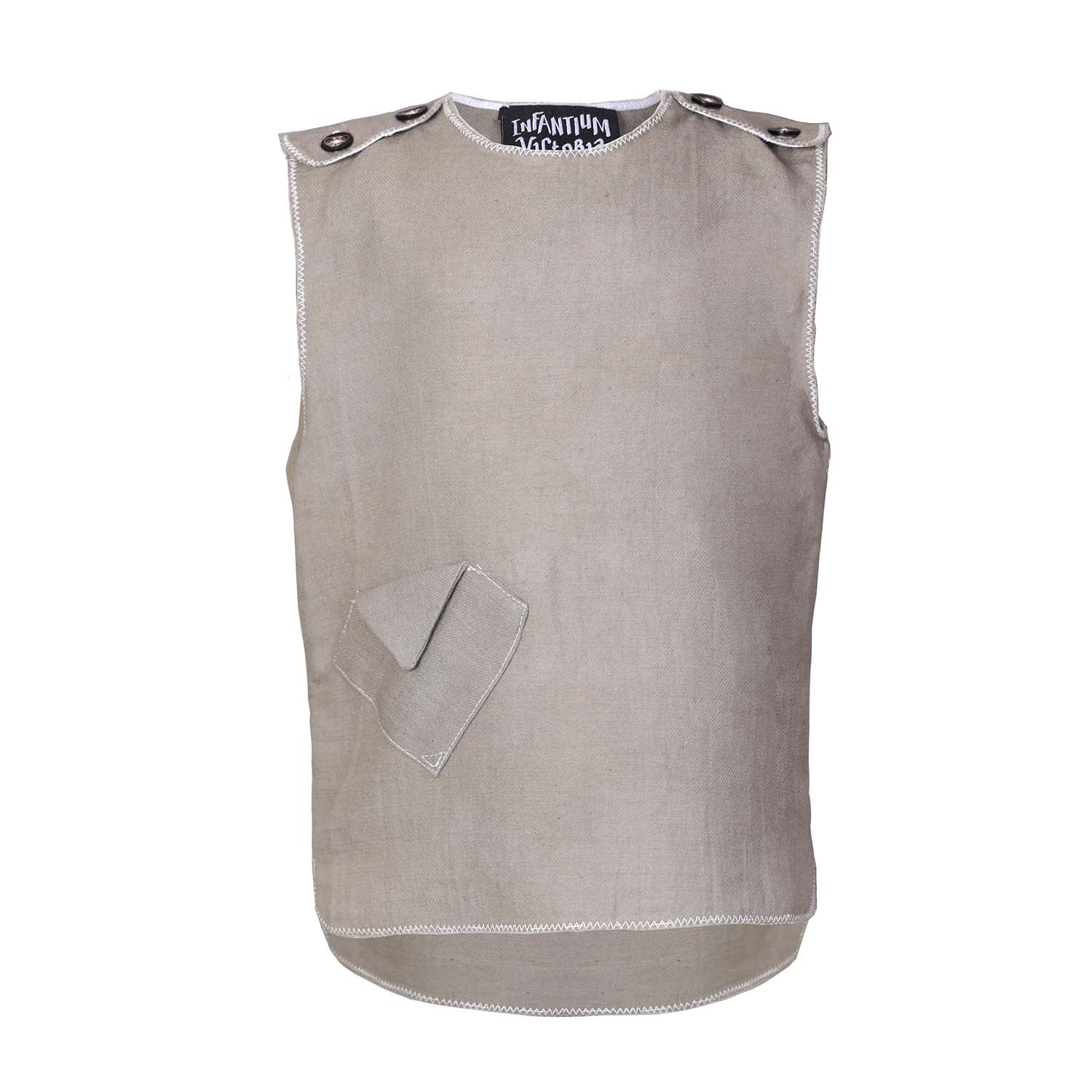 Khaki Vegan Cashmere Weganool Baby Tunic-0