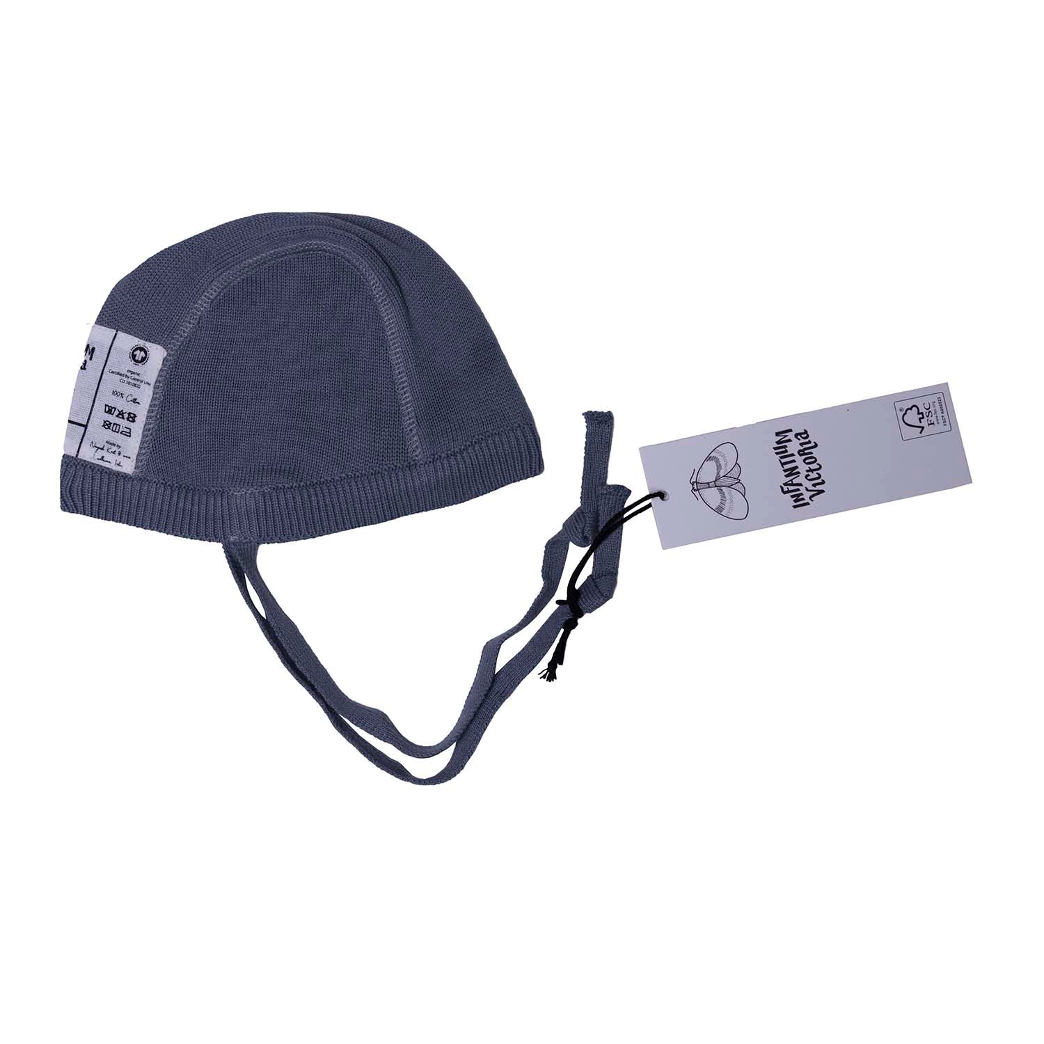 Knitted Newborn Baby Bonnet-0