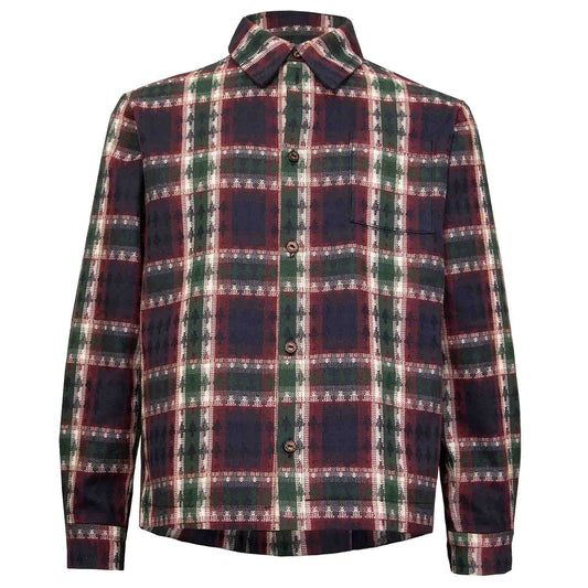 Boys Christmas Checked Shirt-0