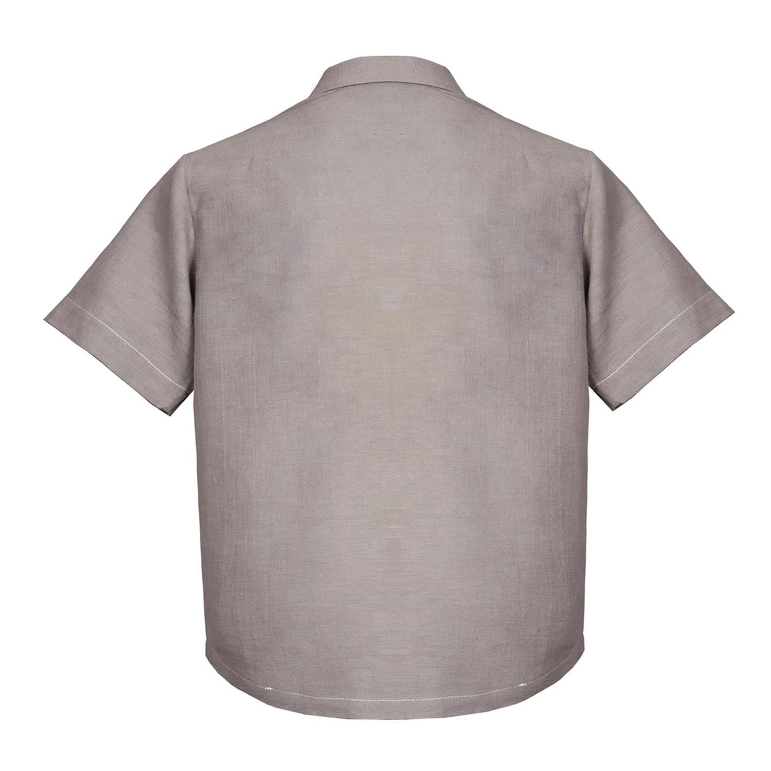 Kids Shirt in Khaki Weganool Vegan Cashmere-2