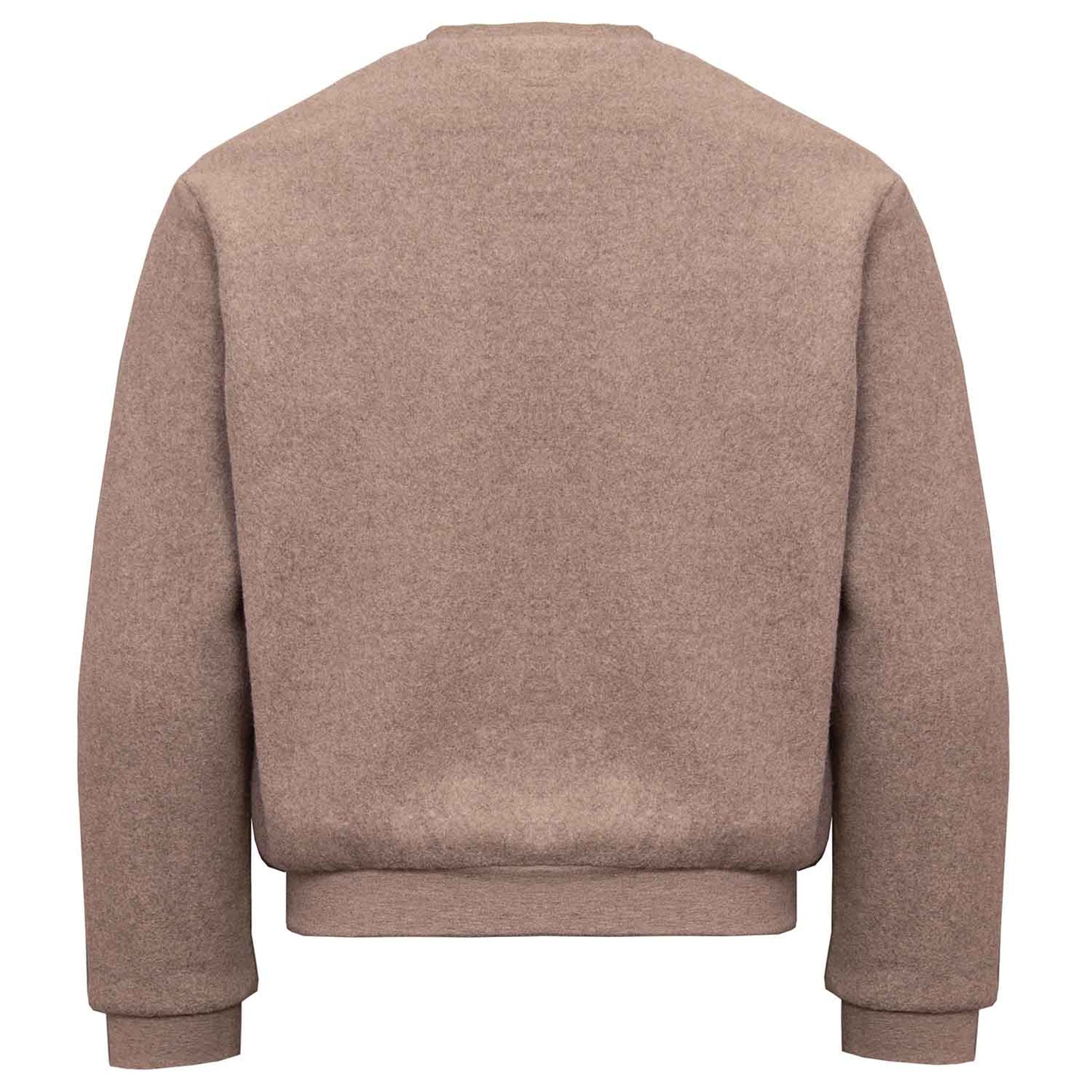 Beige Fleece Sweatshirt with Unicorn Appliqué-2