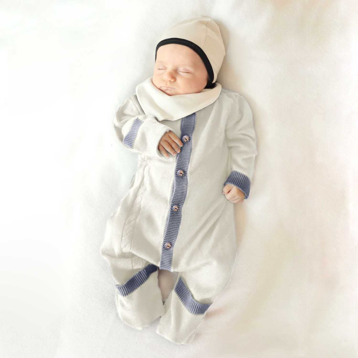 Organic Cotton Newborn Romper-3