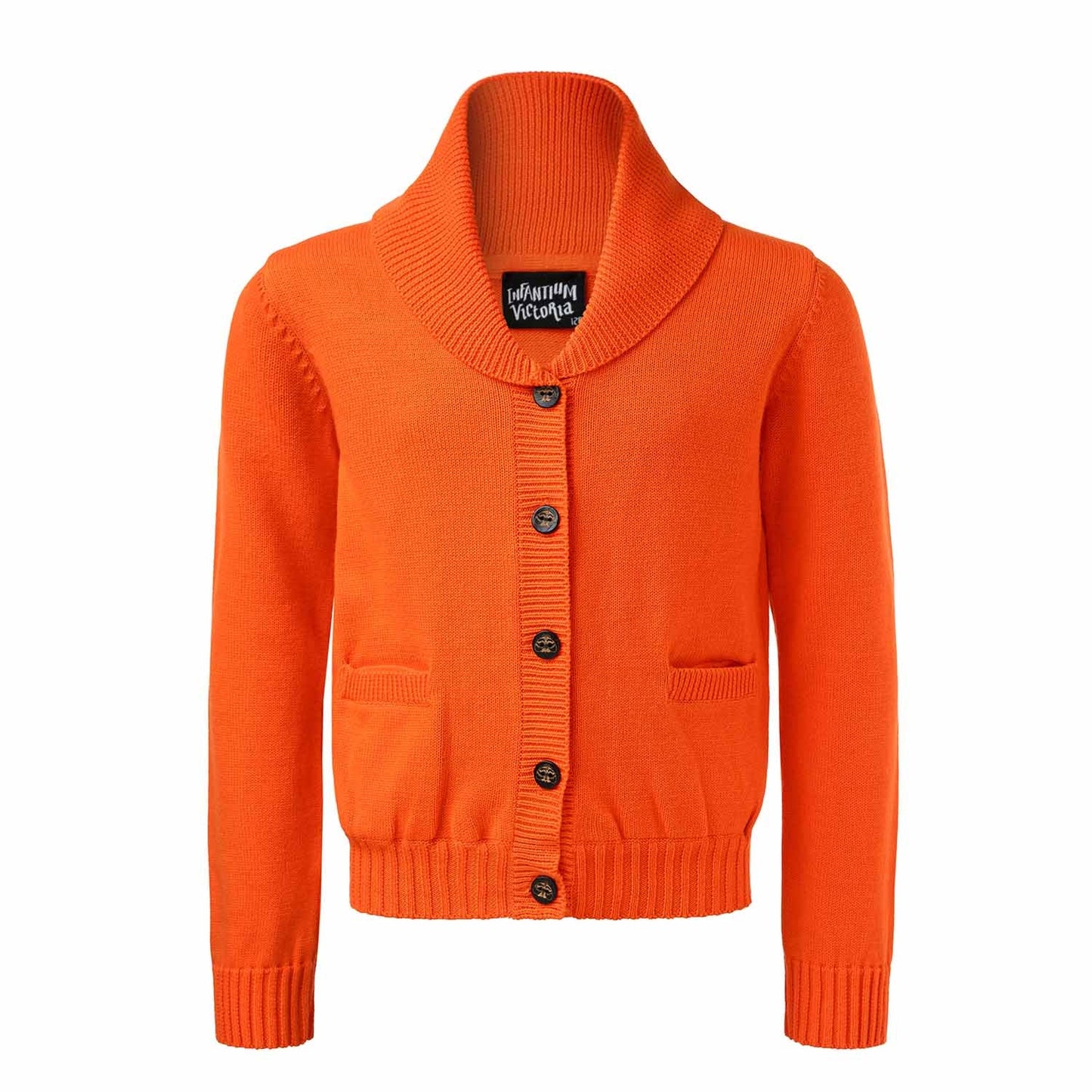 Orange Girls and Boys Cardigan-0